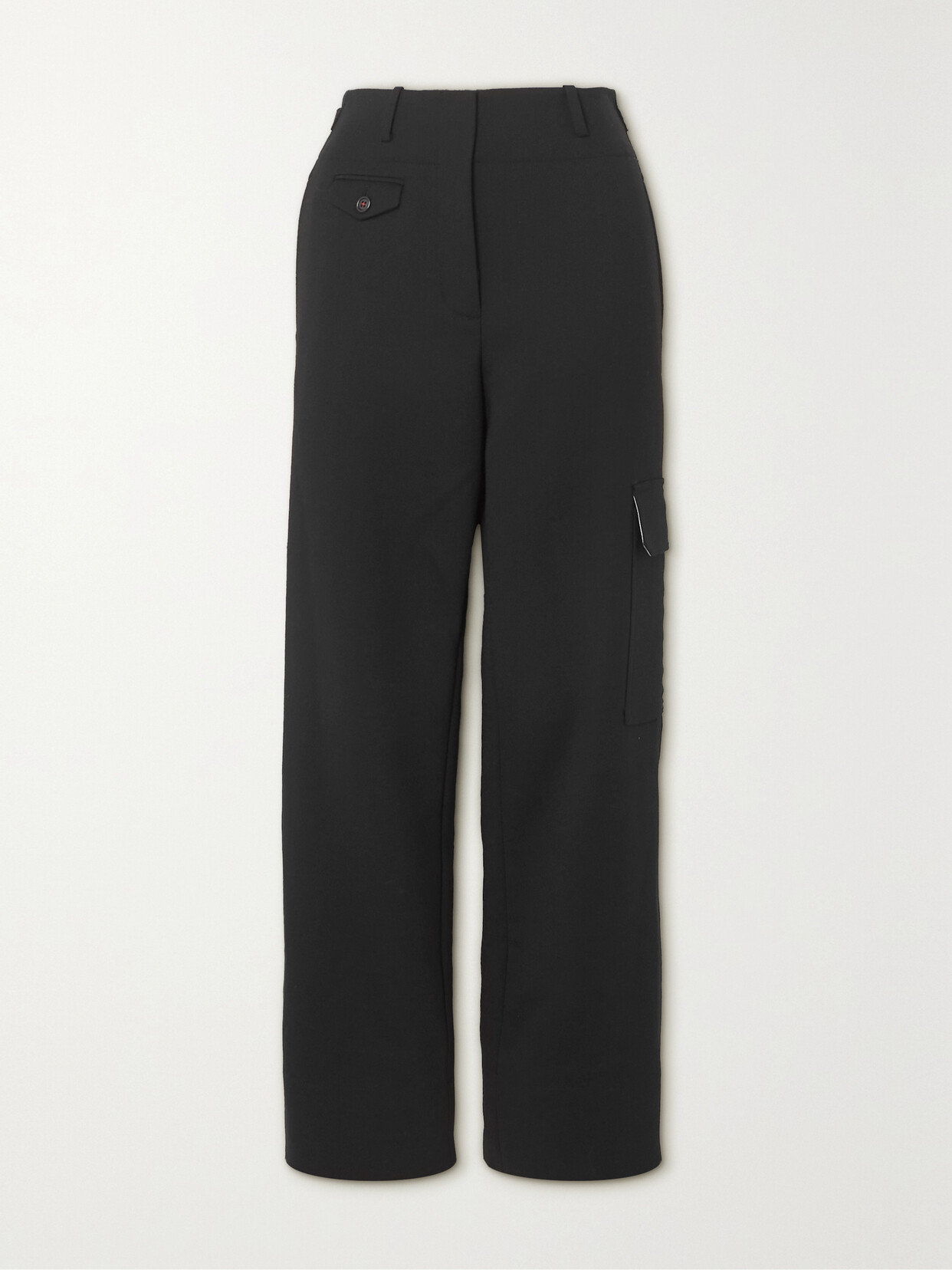 Helmut Lang - Twill Wide-leg Pants - Black