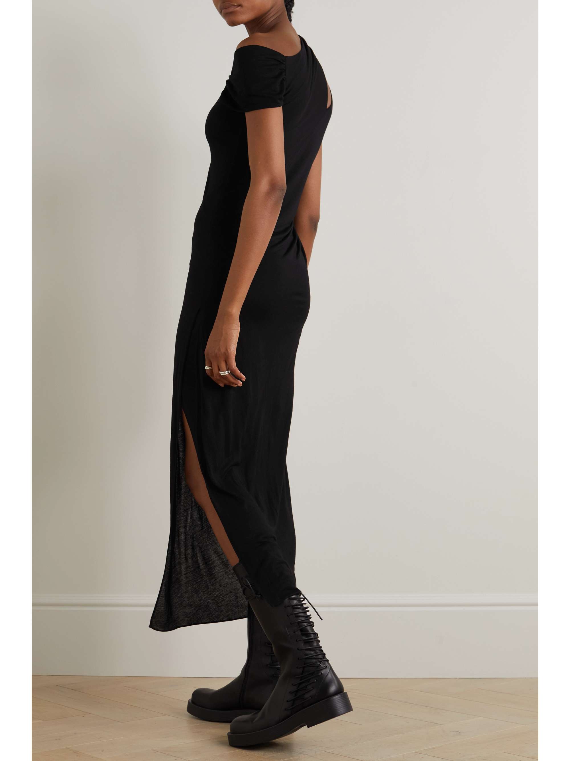 HELMUT LANG Scala cutout jersey maxi dress