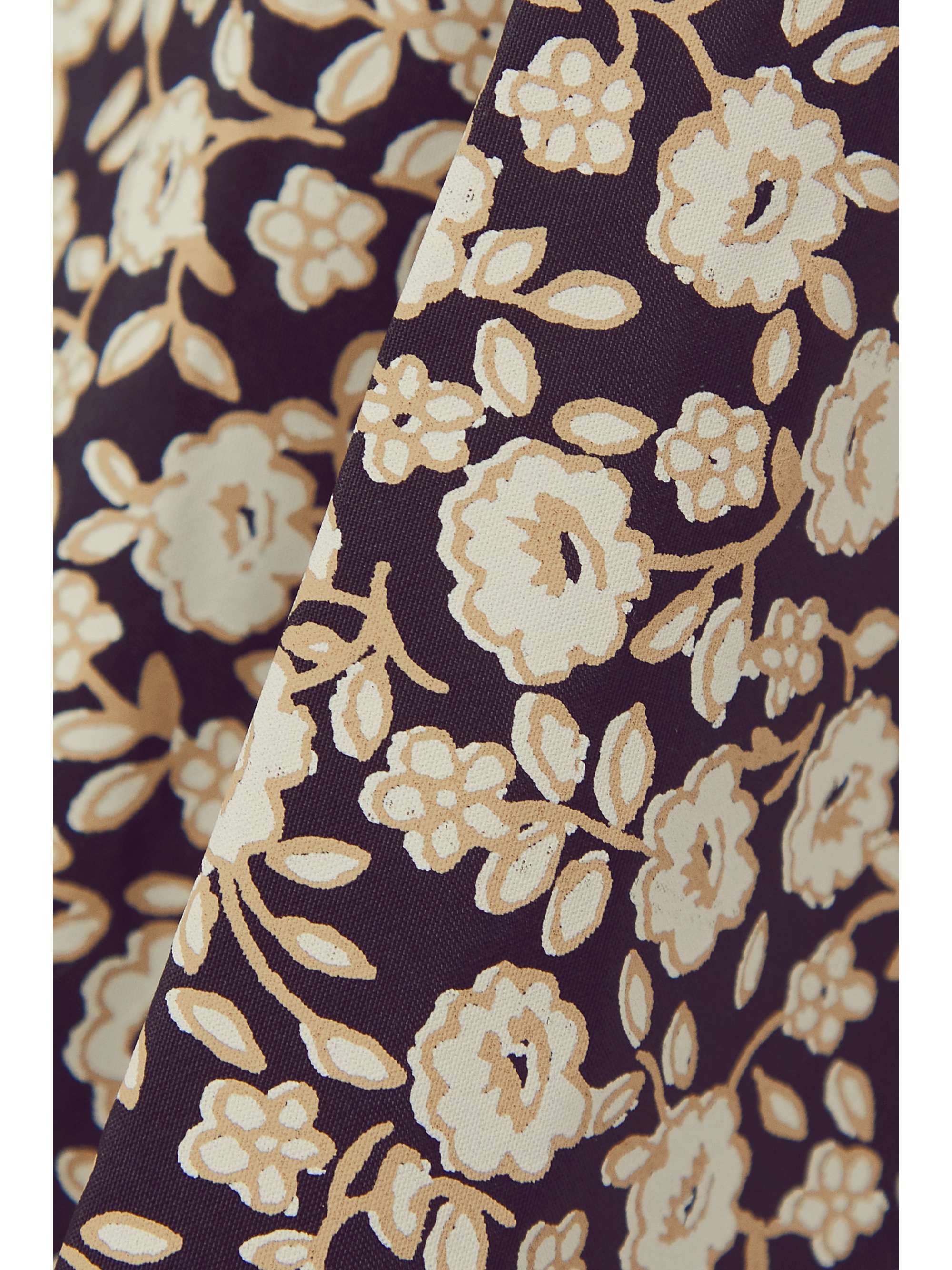 TORY BURCH Floral-print silk midi dress