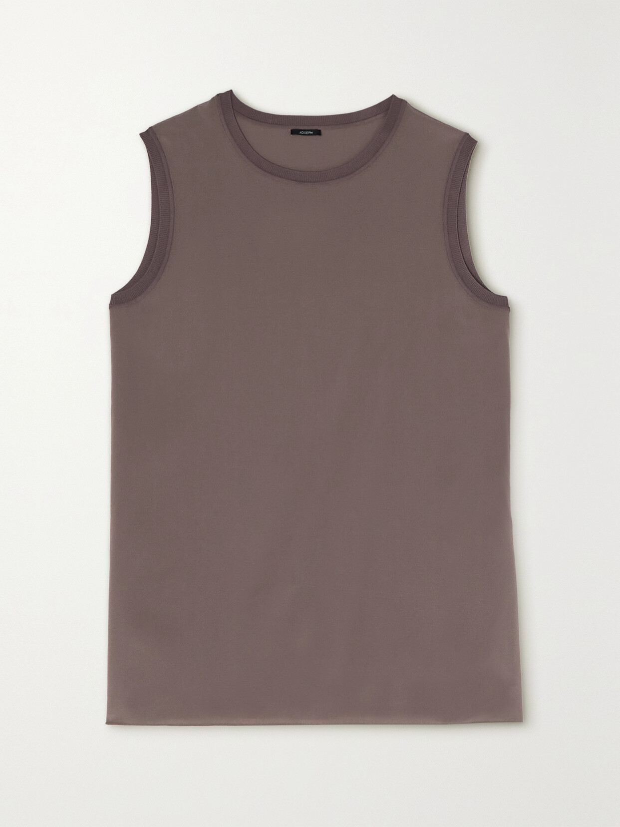 Joseph - Bley Silk-crepe Tank - Brown