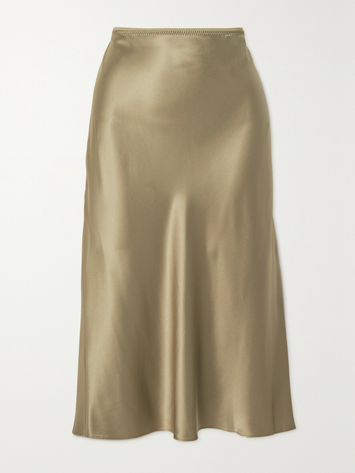 Joseph - Isaak Silk-satin Skirt - Brown