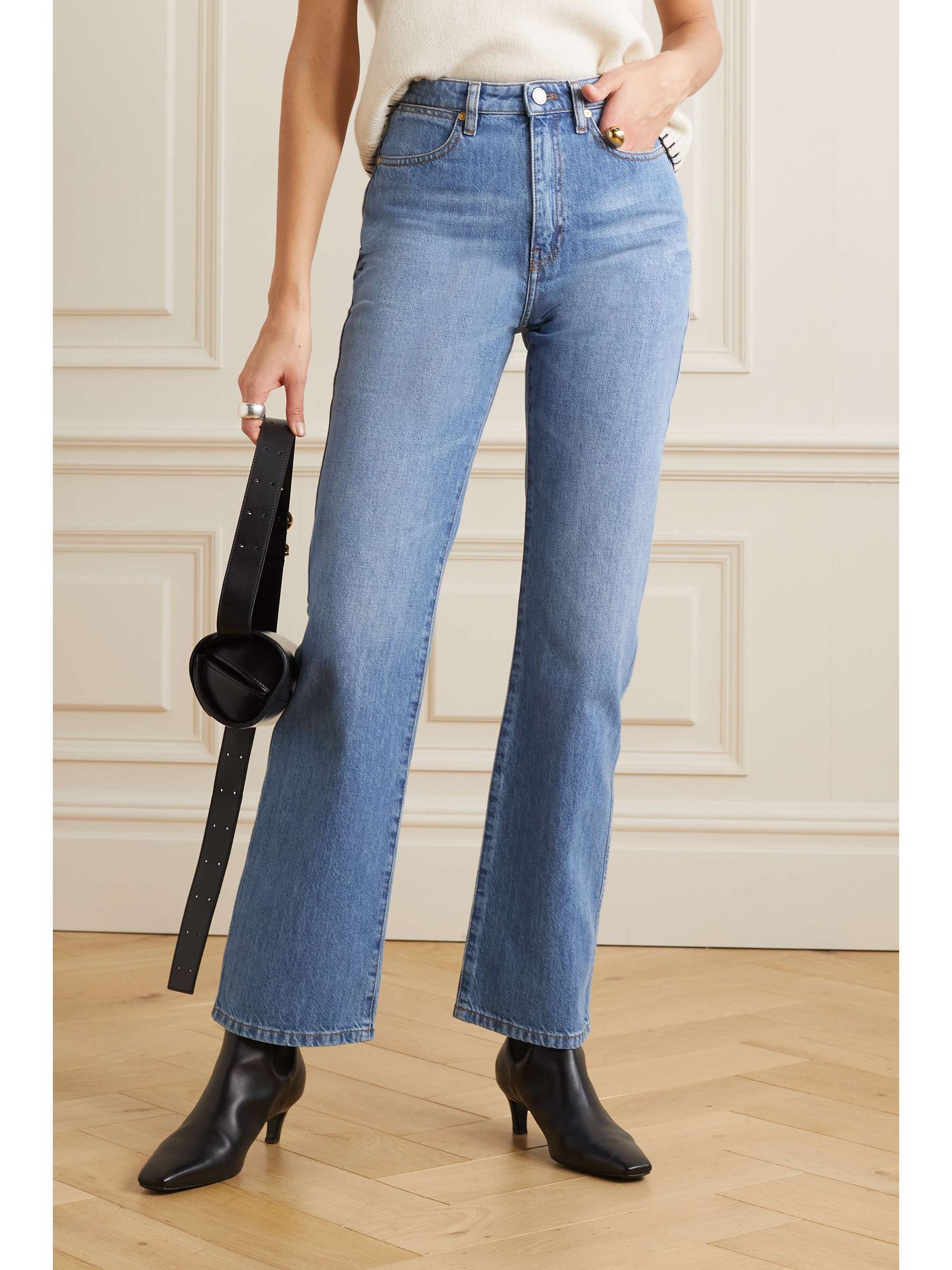 JOSEPH Fulham high-rise flared jeans