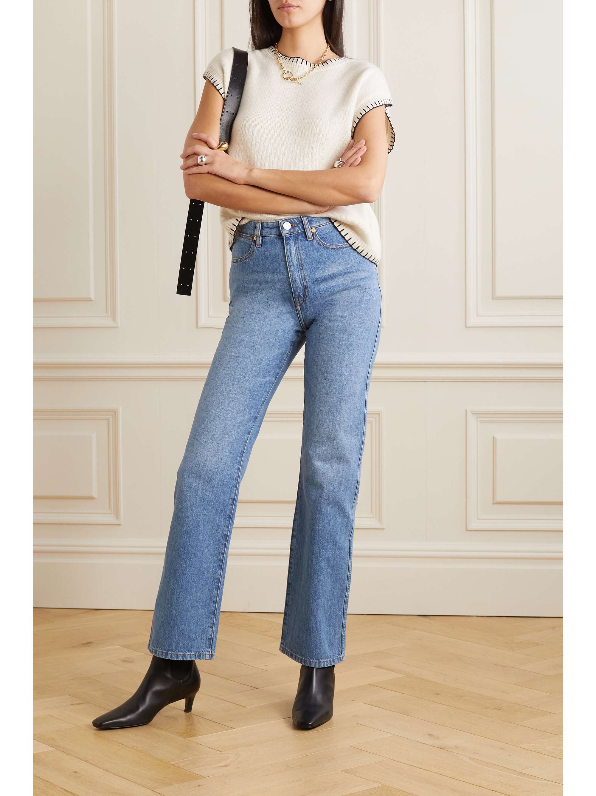 JOSEPH Fulham high-rise flared jeans