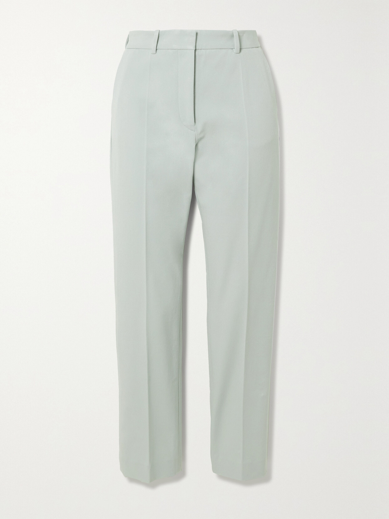 Joseph - Coleman Cropped Stretch-gabardine Slim-leg Pants - Gray