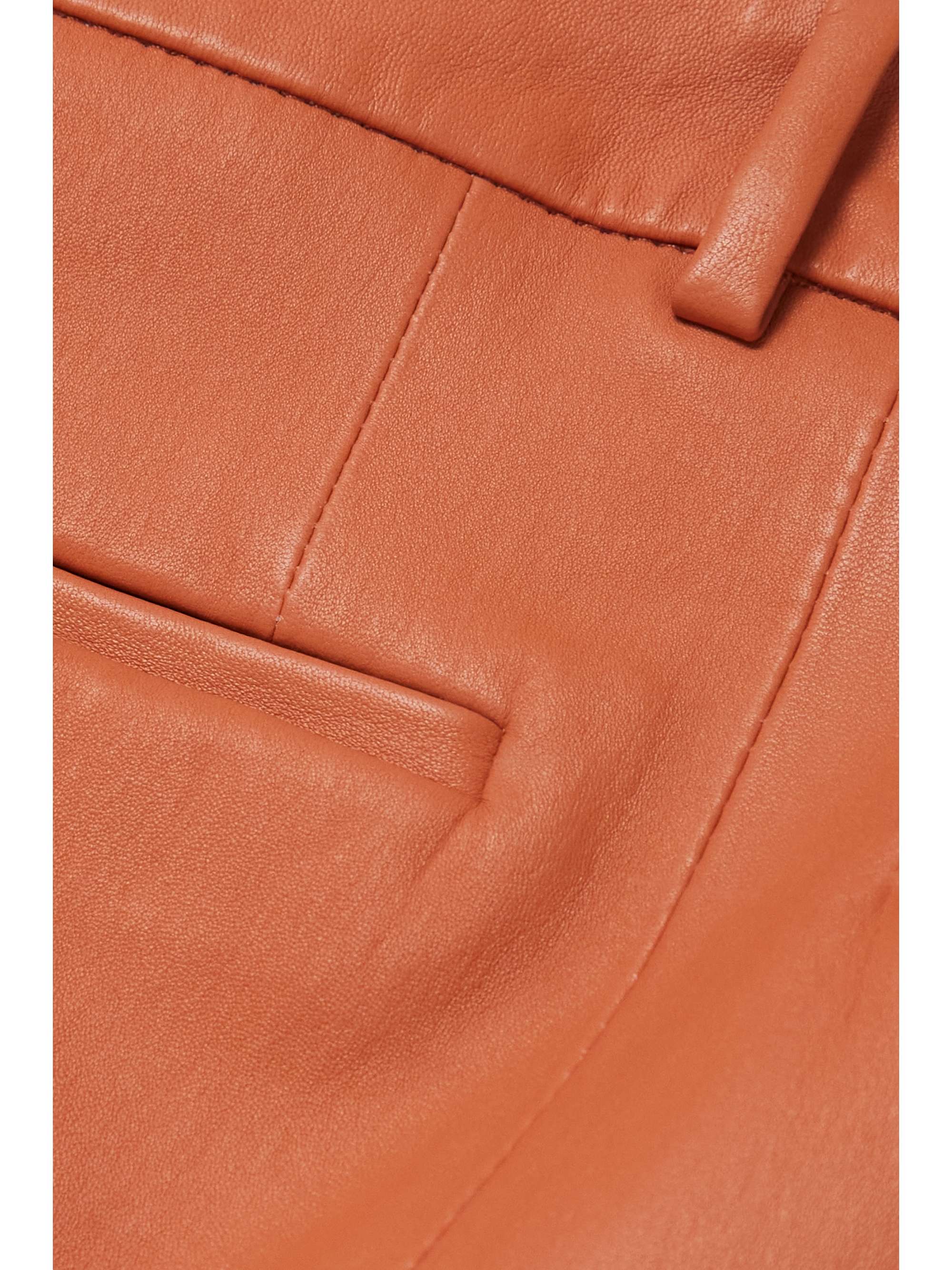 JOSEPH Coleman leather skinny pants