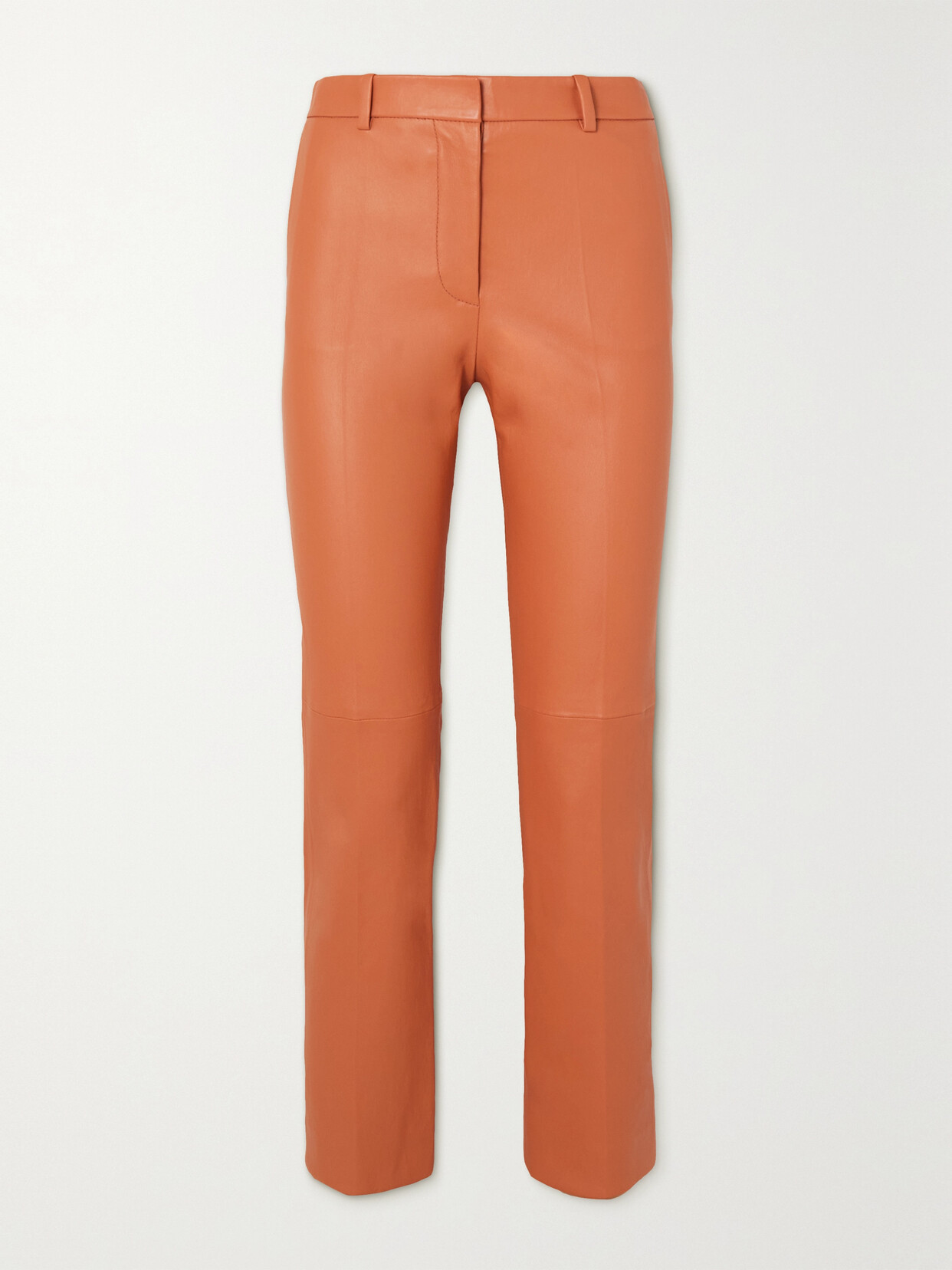 Joseph - Coleman Leather Skinny Pants - Orange
