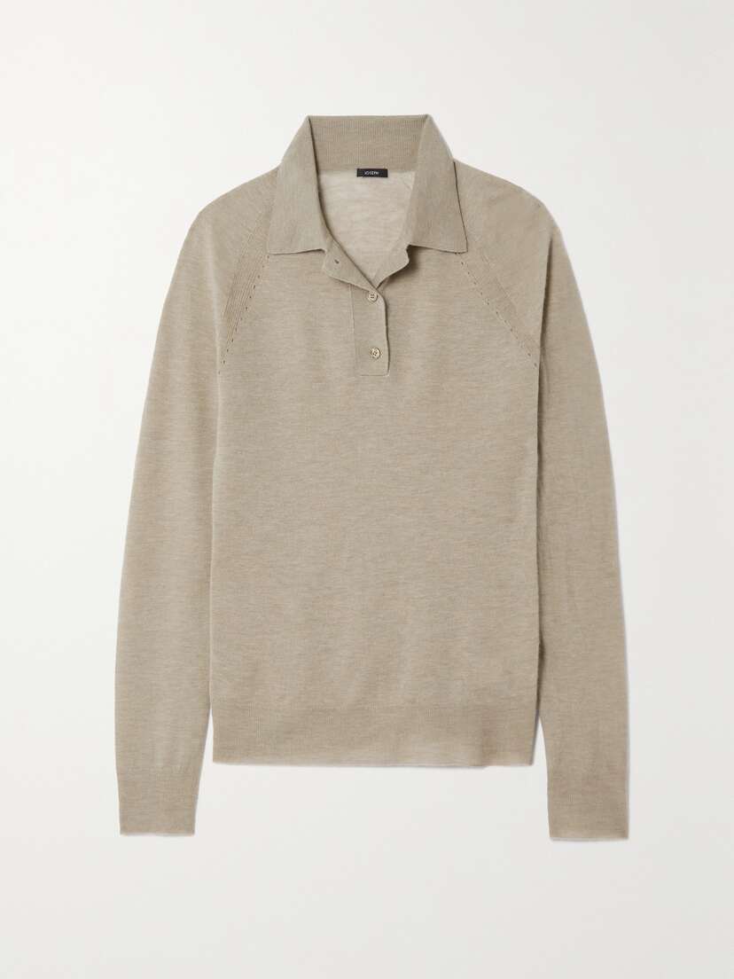Joseph Cashair Cashmere Polo Sweater