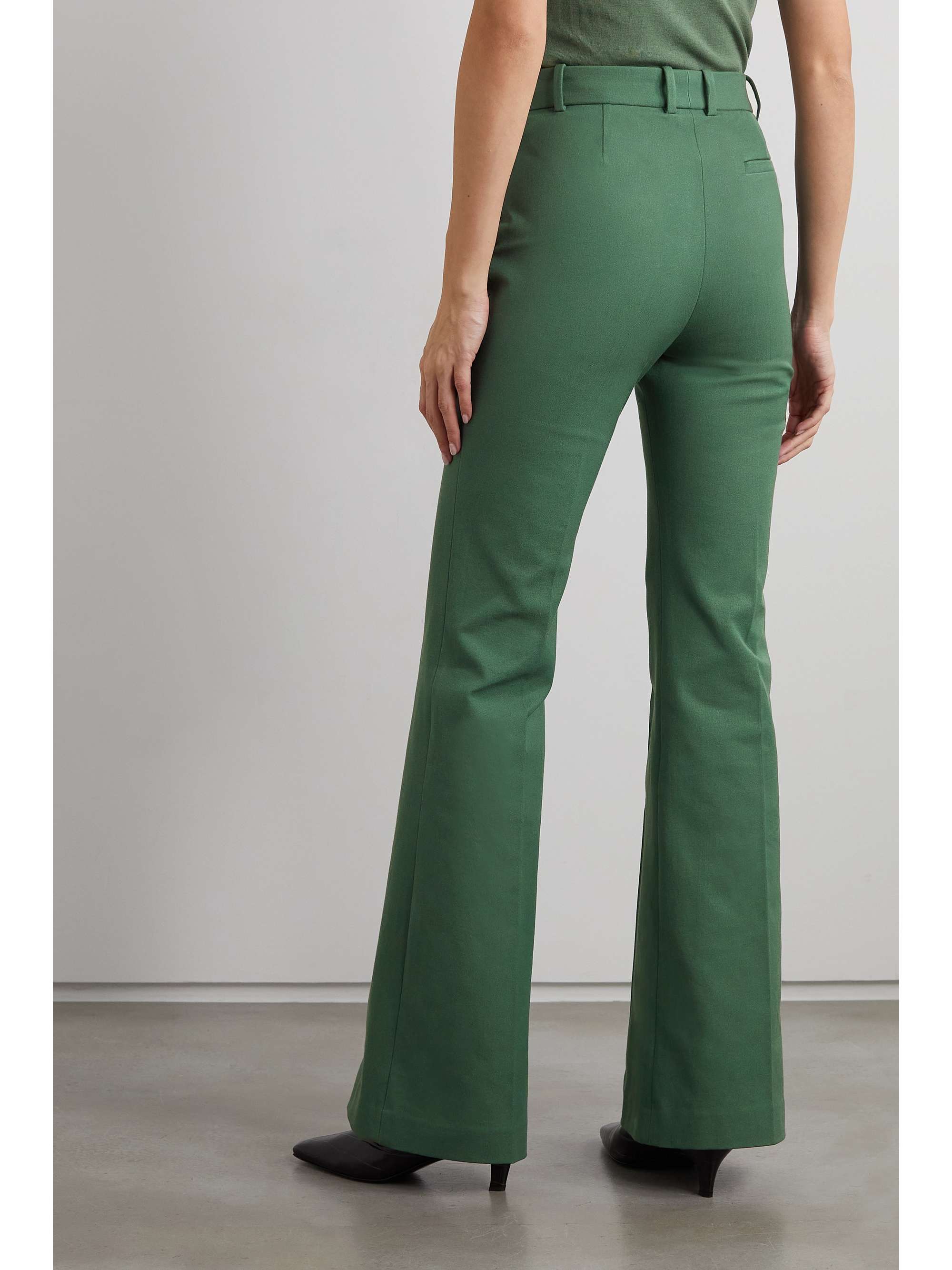 JOSEPH Tafira gabardine flared pants