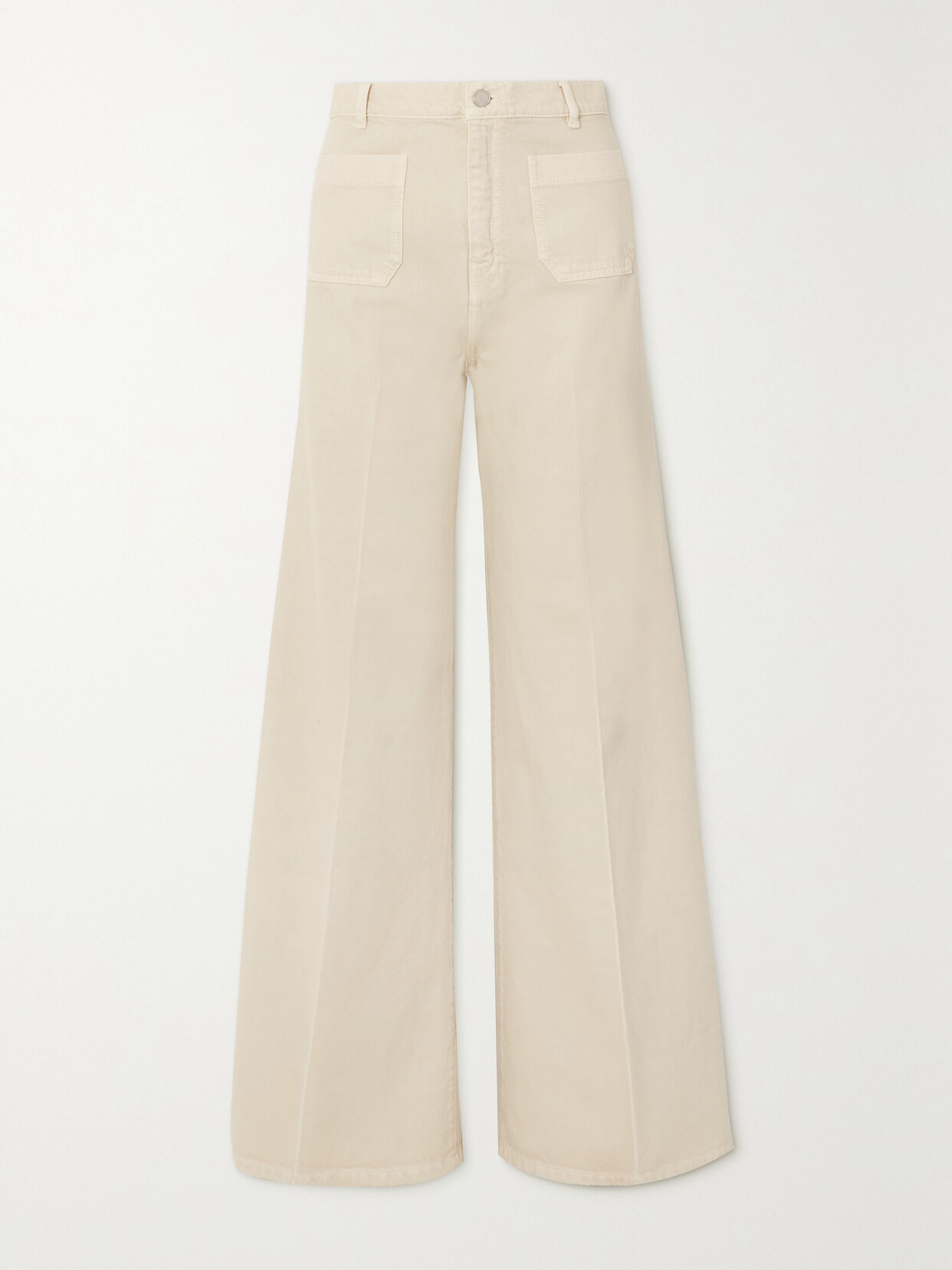 Joseph - Brompton High-rise Wide-leg Jeans - Ecru