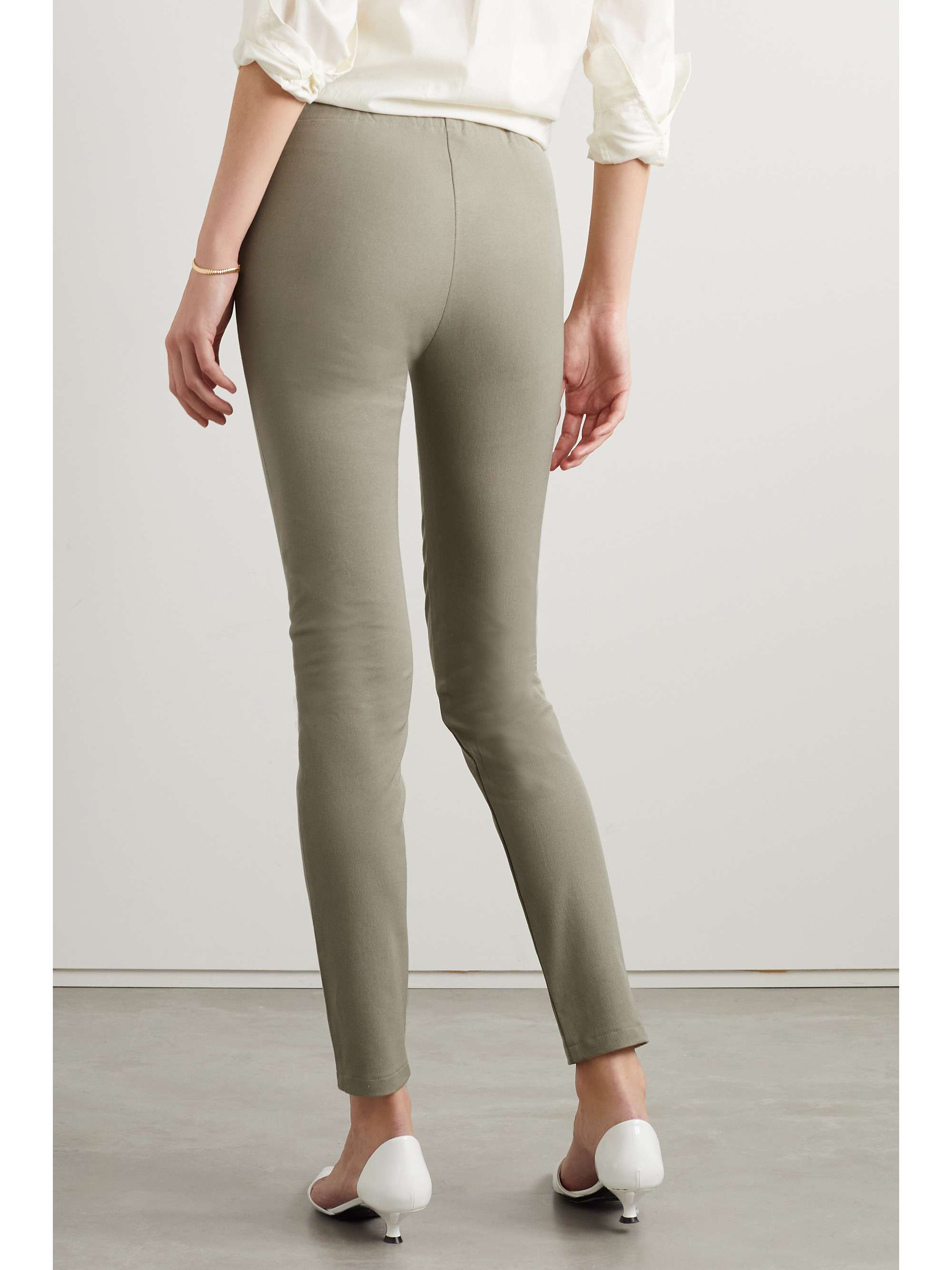 JOSEPH Stretch-gabardine leggings