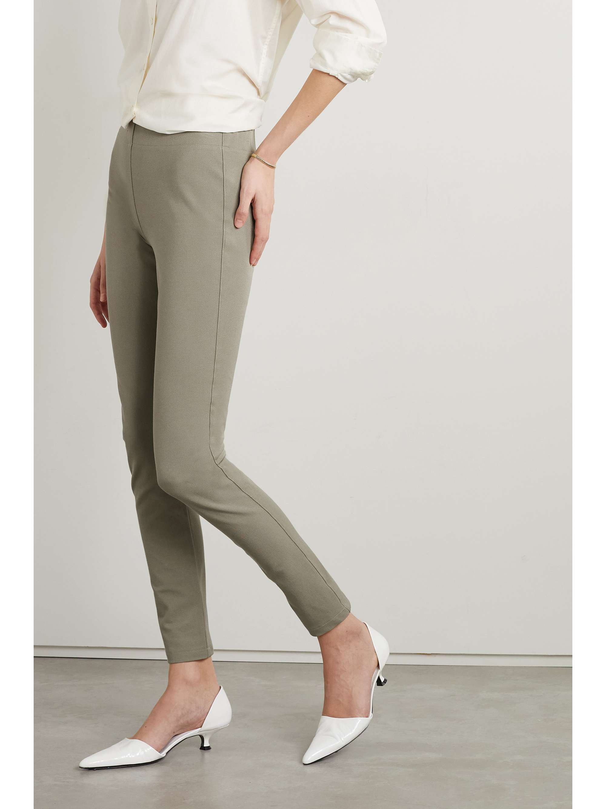 JOSEPH Stretch-gabardine leggings