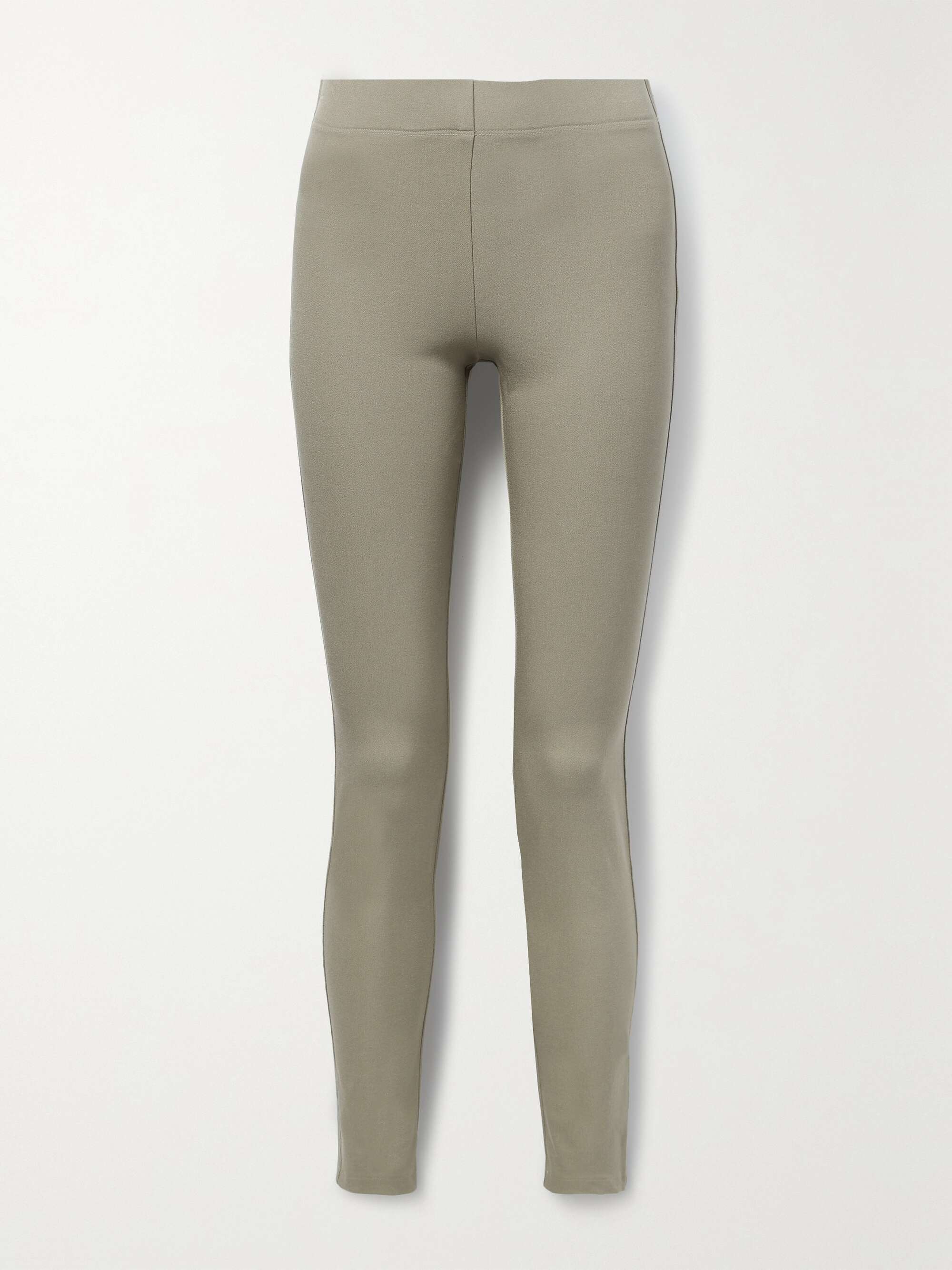 Stretch-gabardine leggings