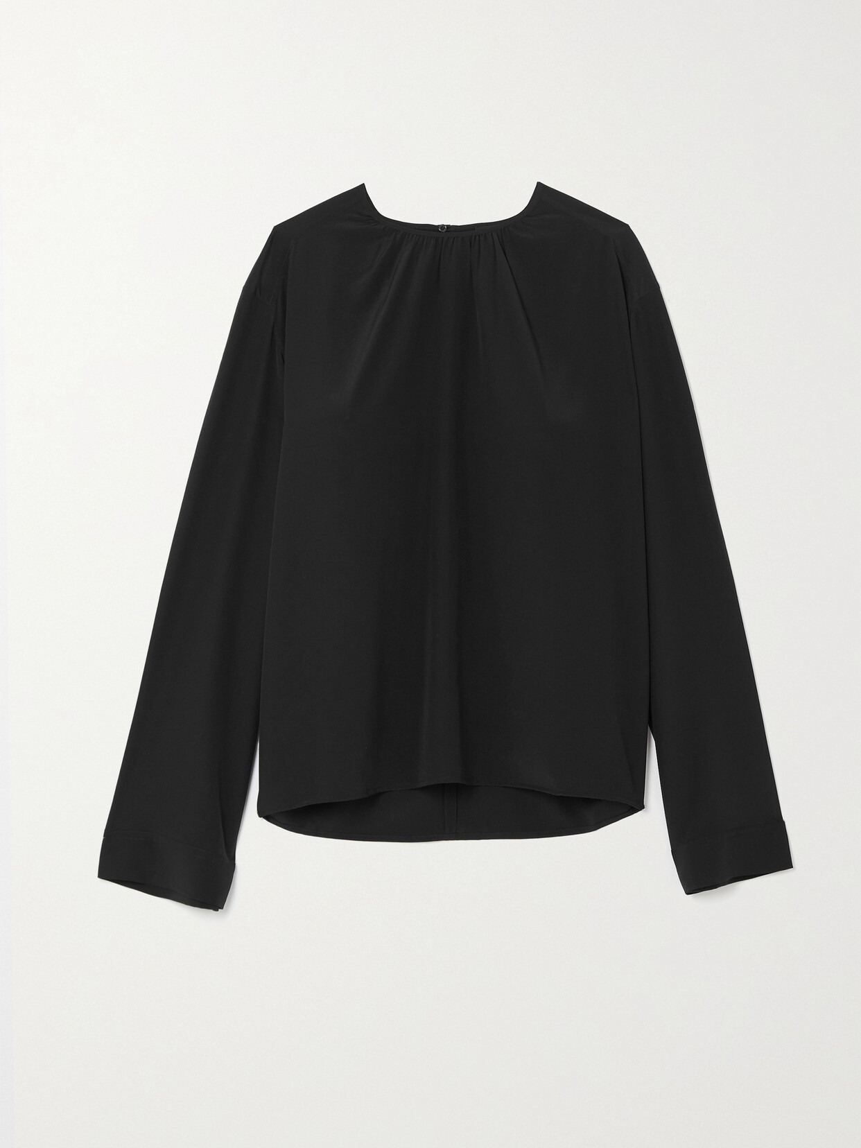 JOSEPH BRAIDWOOD SILK CREPE DE CHINE BLOUSE