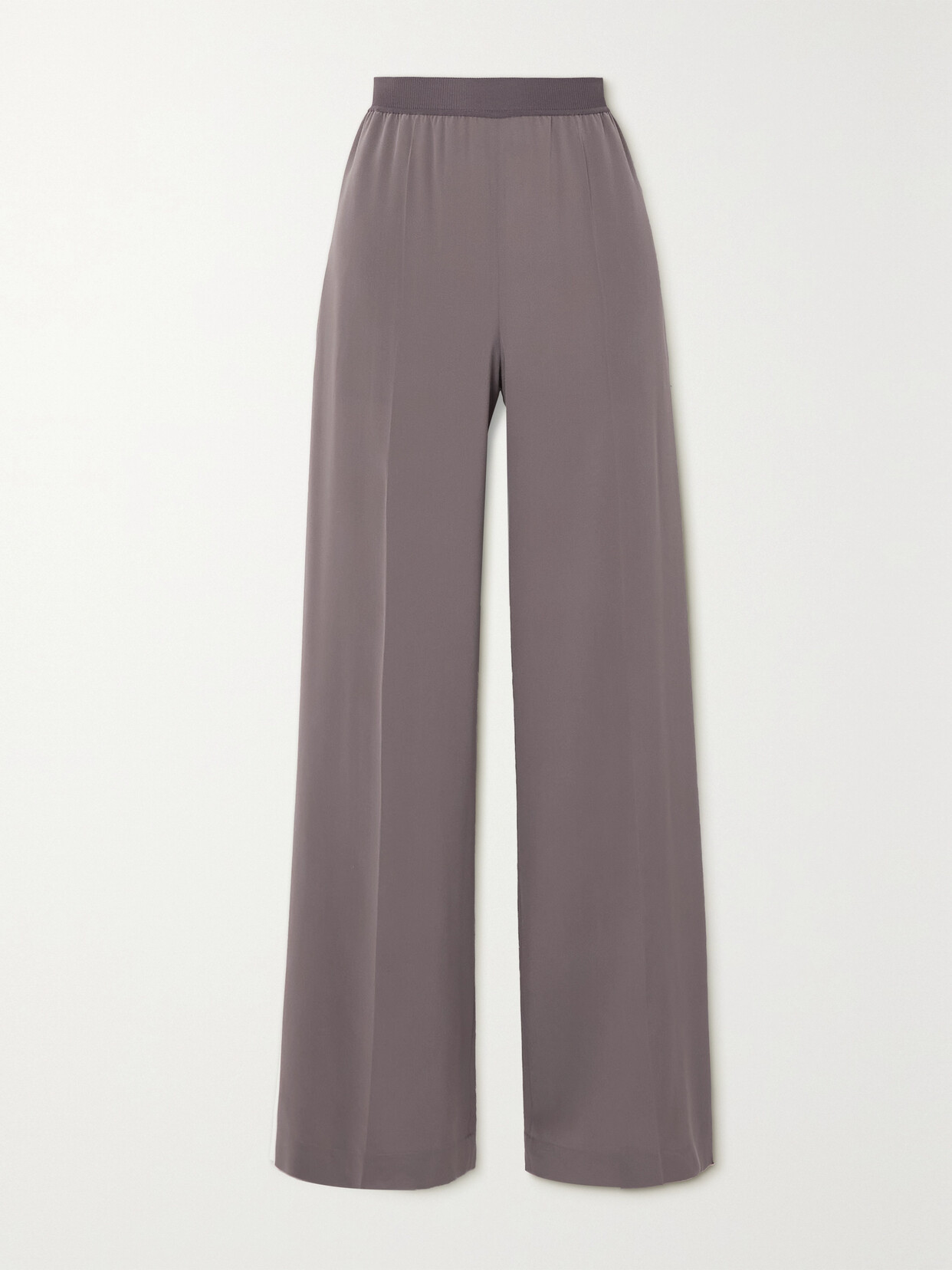 Joseph - Hulin Pleated Silk Wide-leg Pants - Brown