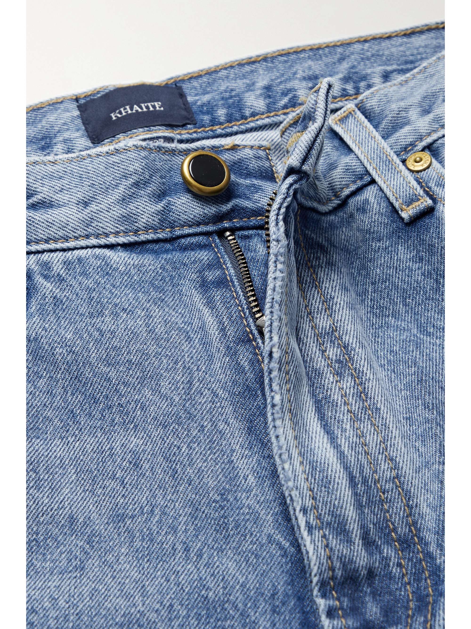 KHAITE Kyle tief sitzende Jeans mit geradem Bein