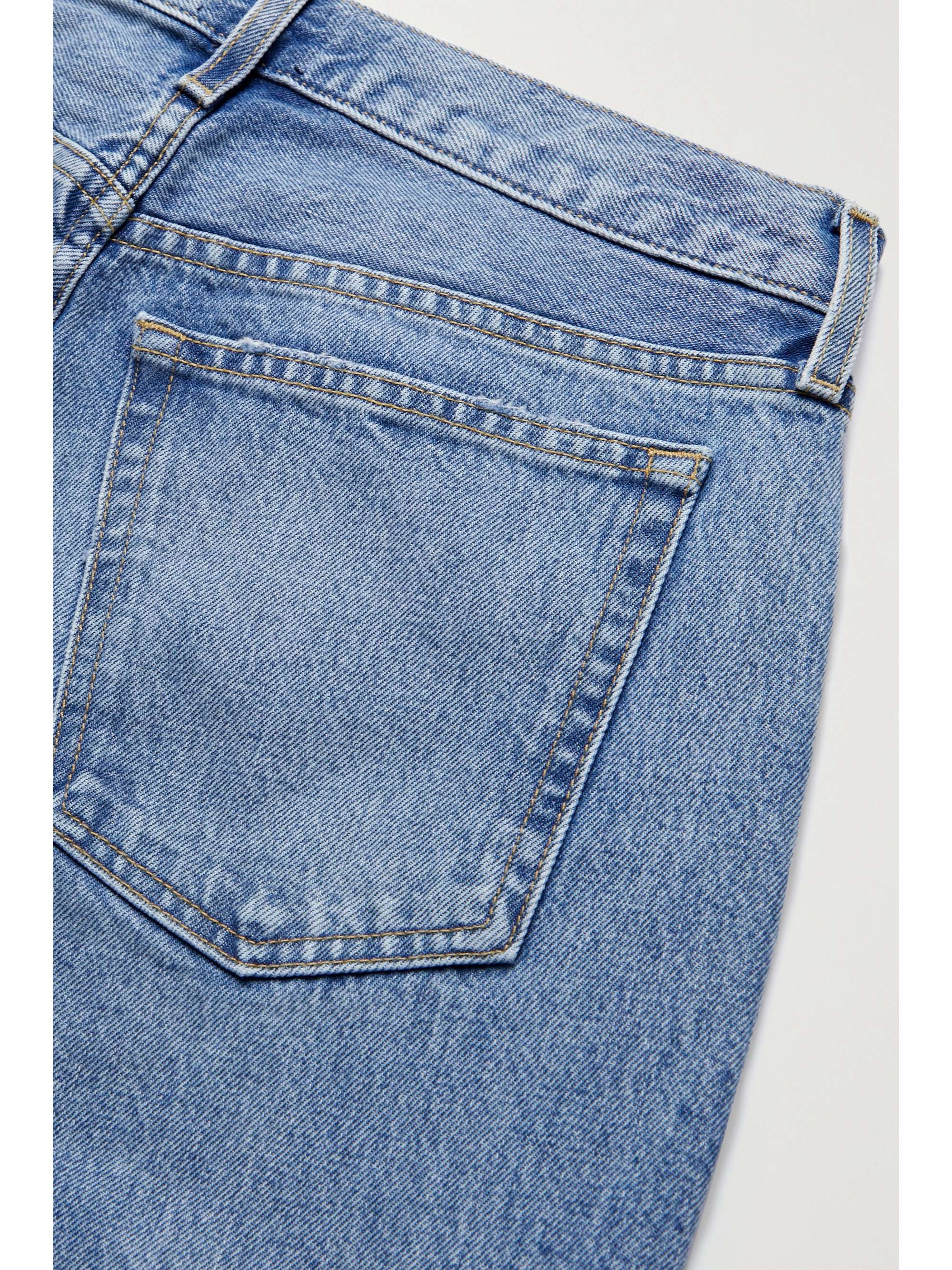 Blue Kyle low-rise straight-leg jeans | KHAITE | NET-A-PORTER