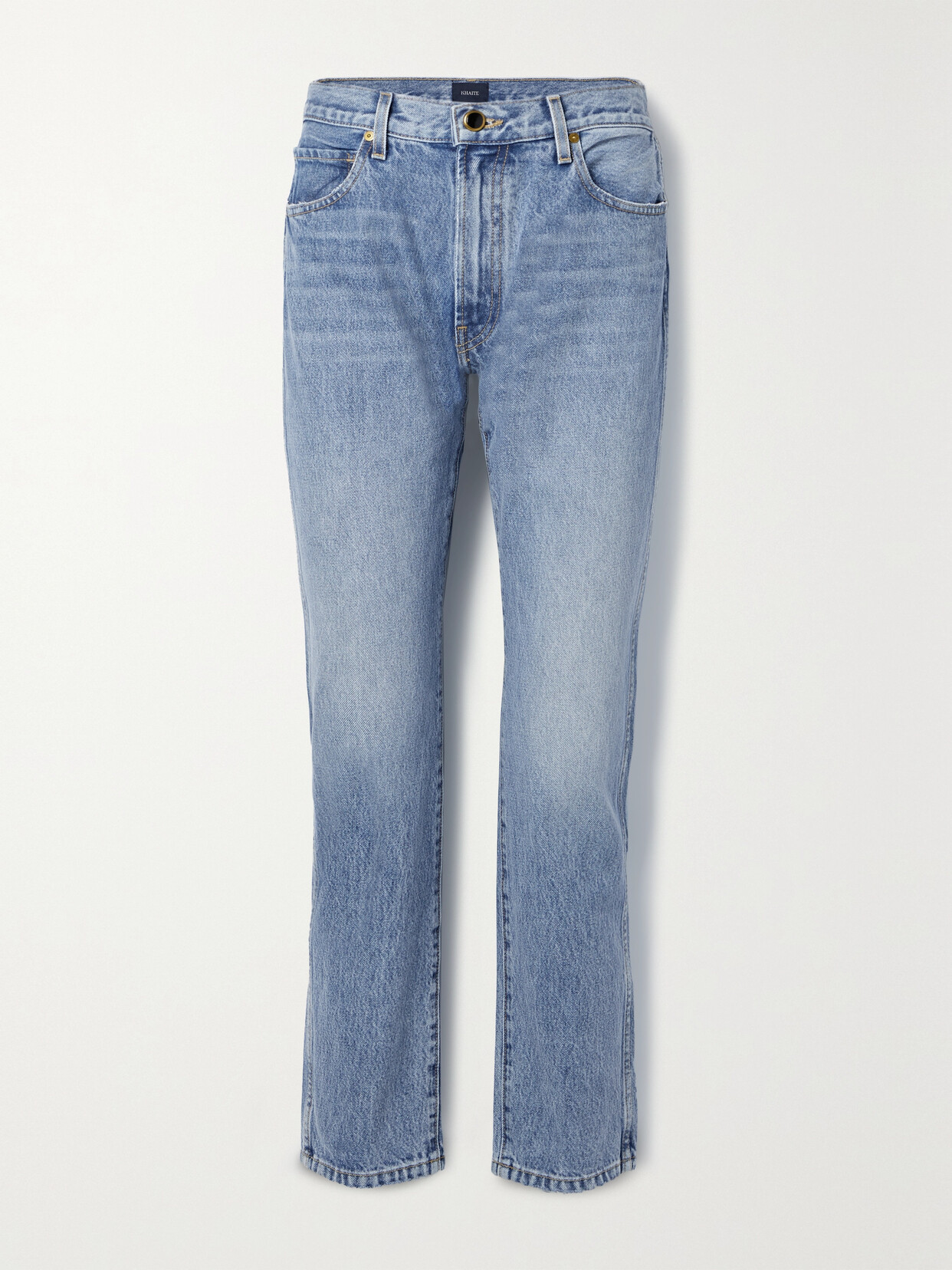 Khaite - Kyle Low-rise Straight-leg Jeans - Blue