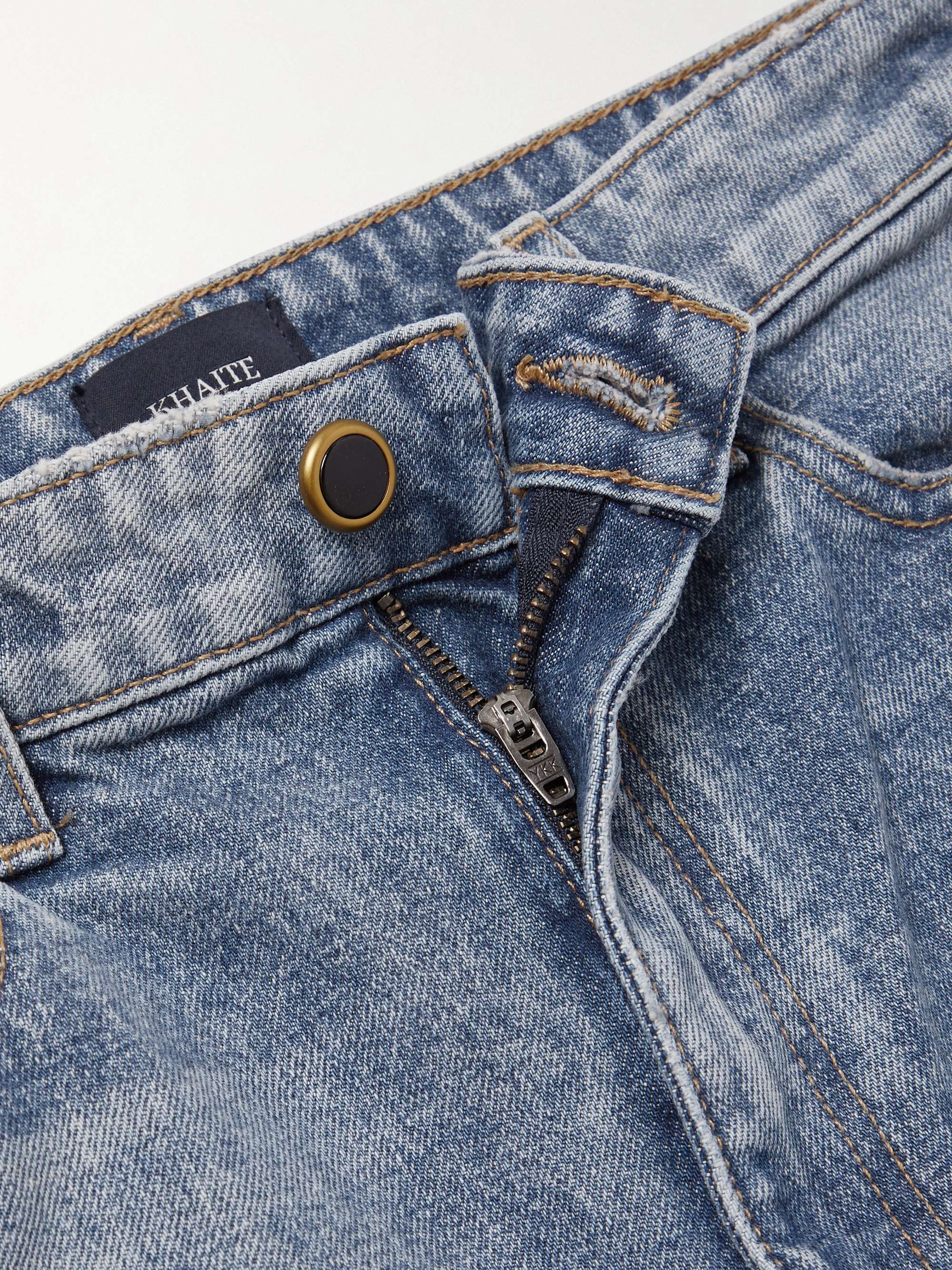 KHAITE Abigail cropped high-rise straight-leg jeans