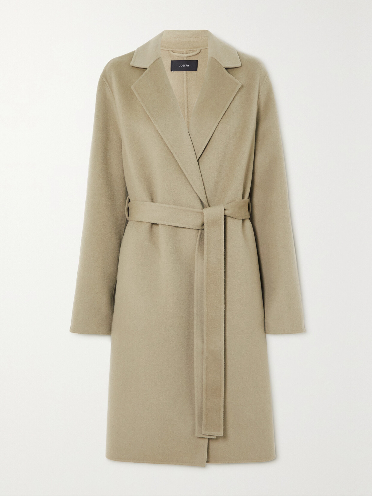 Joseph - Cenda Belted Wool And Cashmere-blend Coat - Brown