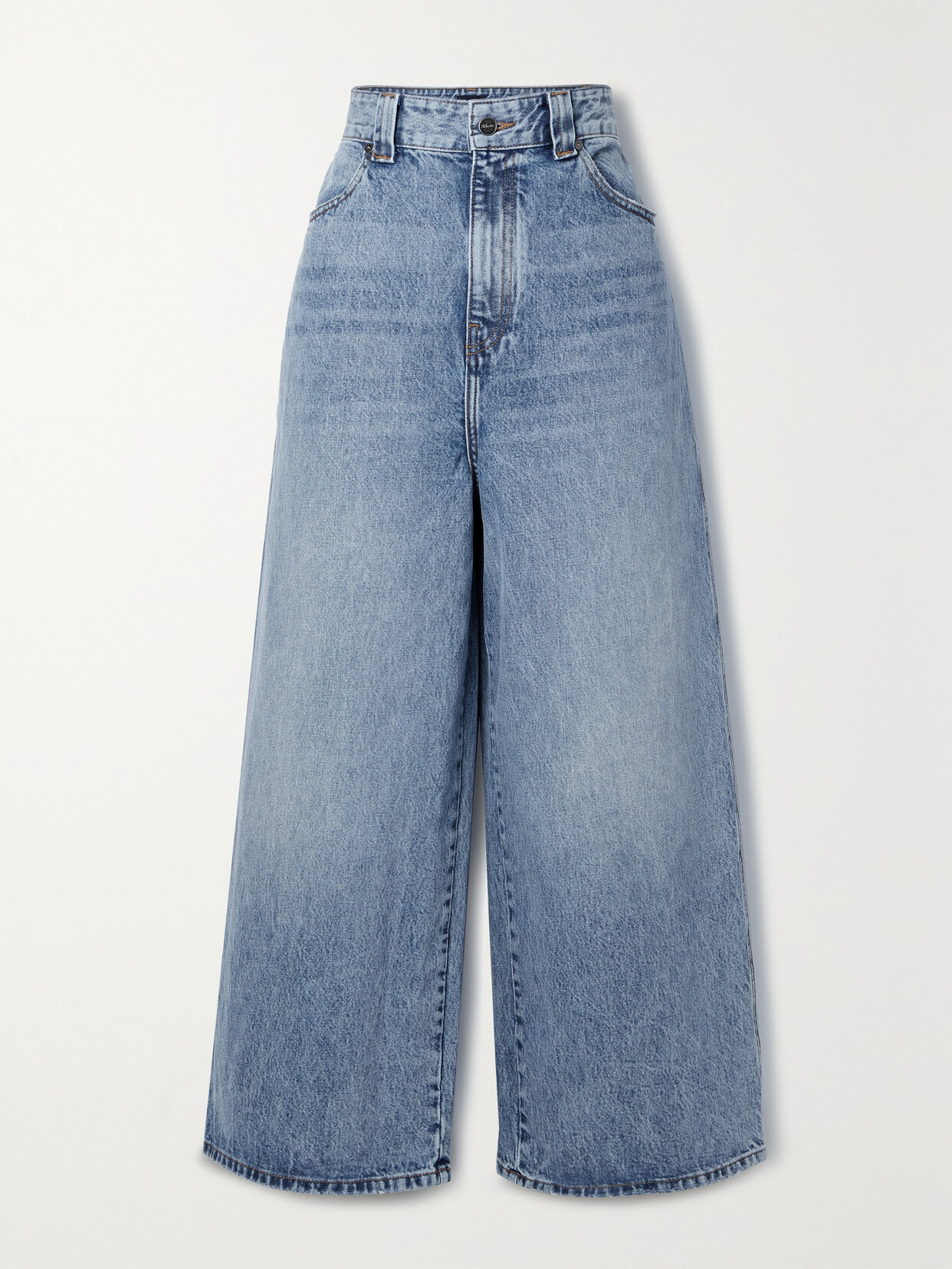 Khaite - Rapton High-rise Wide-leg Jeans - Blue