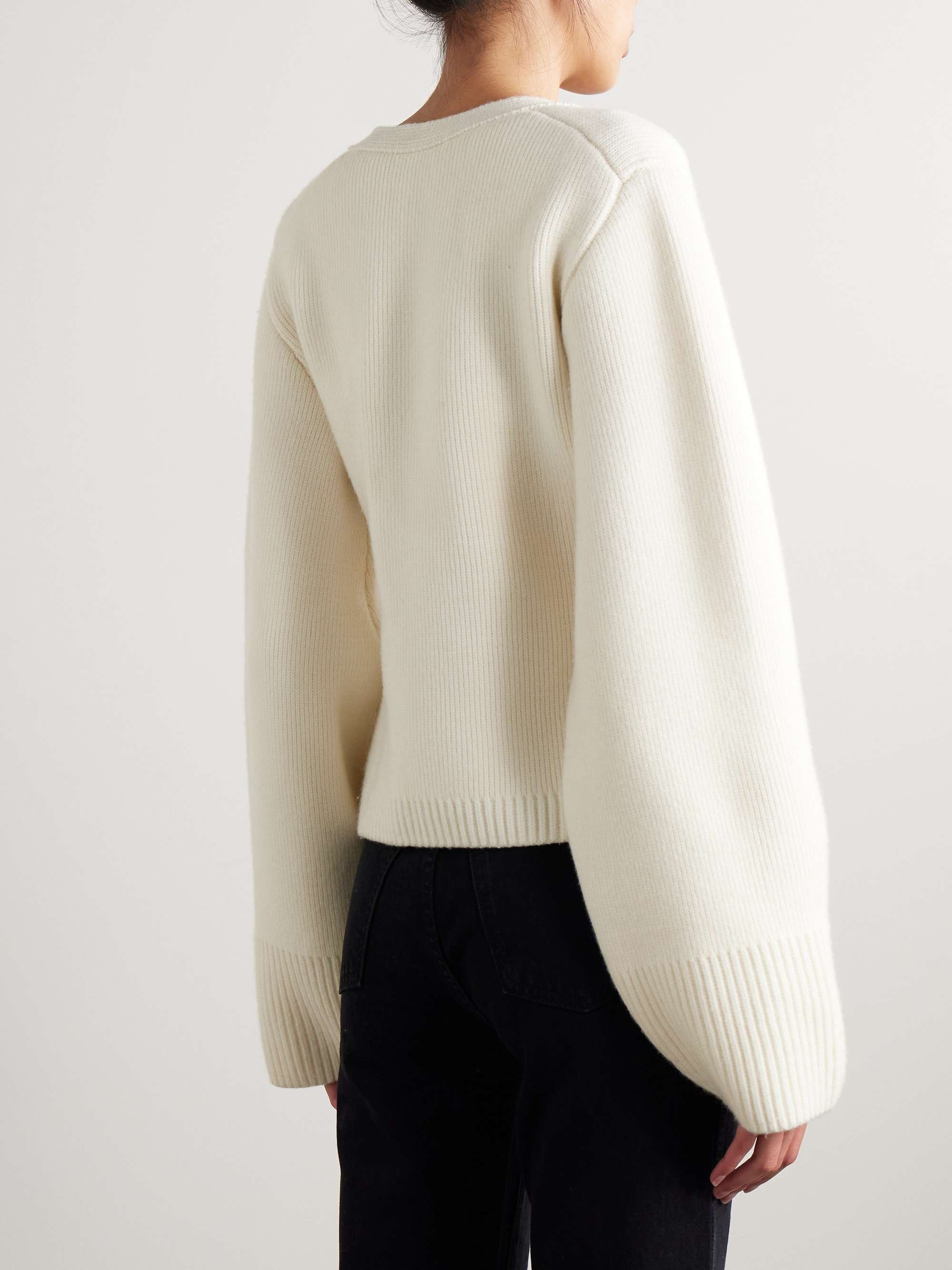 KHAITE Scarlet cashmere cardigan