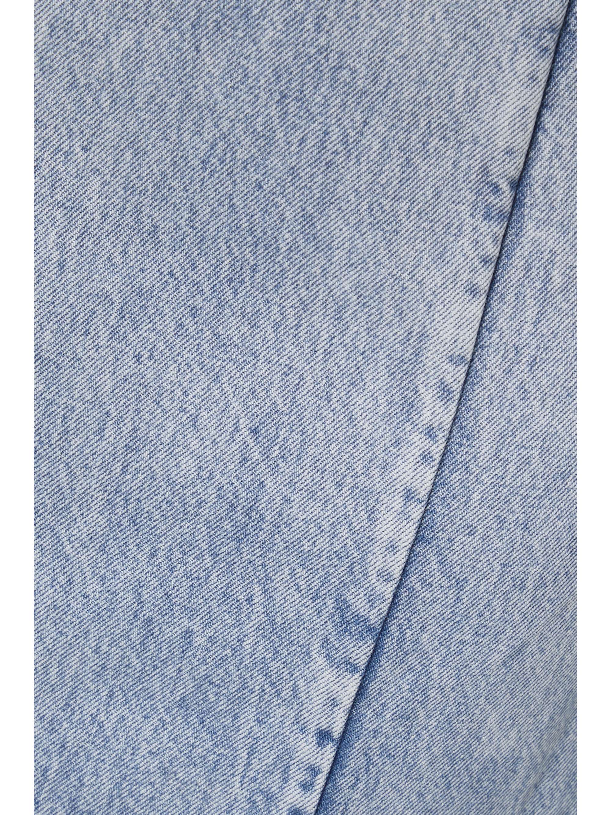 KHAITE Levine Midirock aus Denim