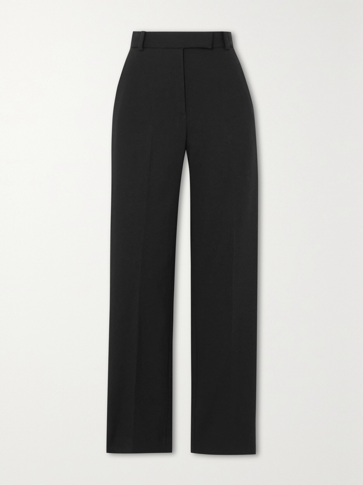 KHAITE EMILE CREPE SLIM-LEG PANTS