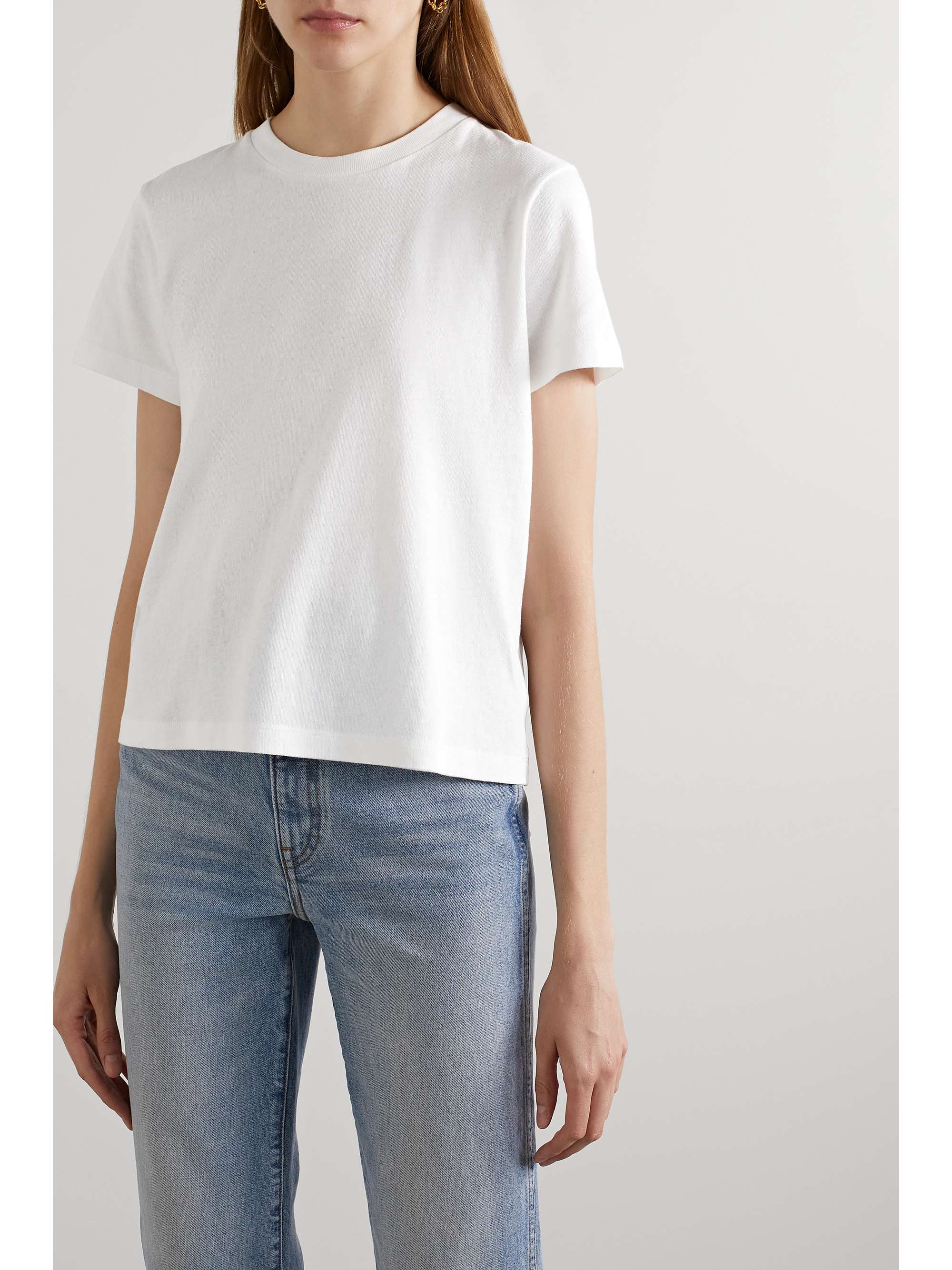 KHAITE Emmylou cotton-jersey T-shirt