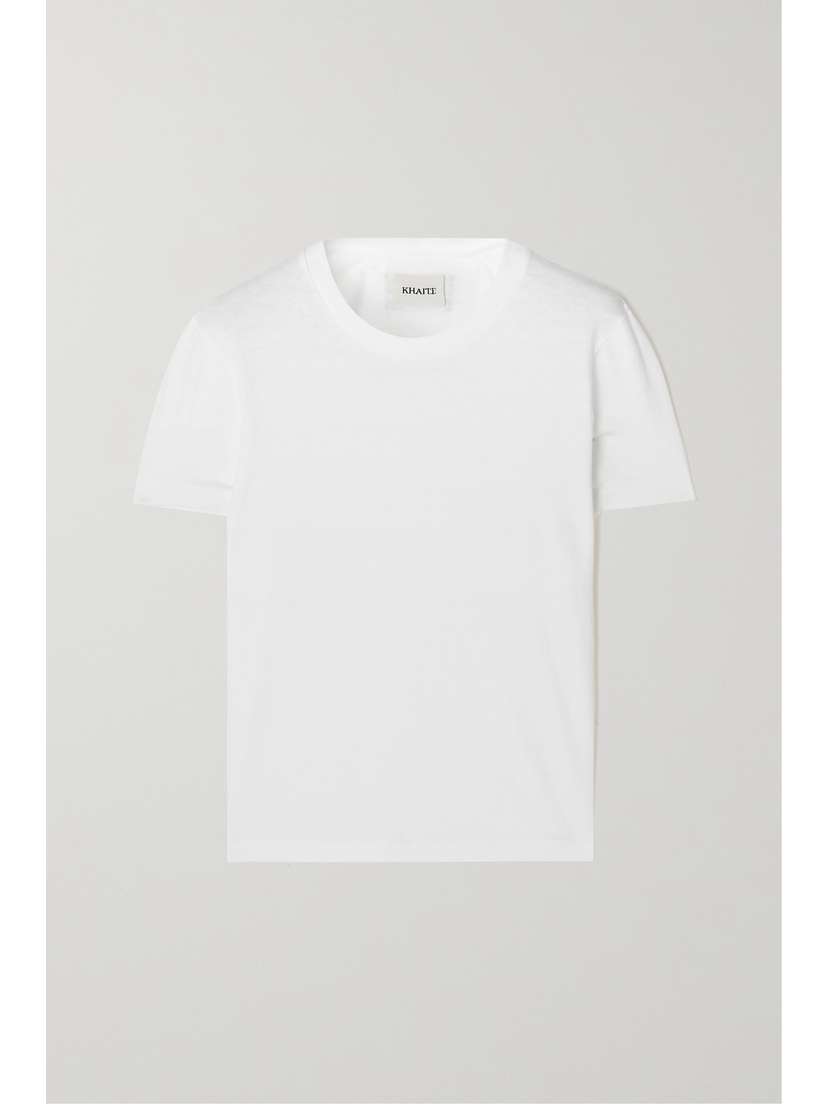 Khaite Emmylou Cotton-jersey T-shirt