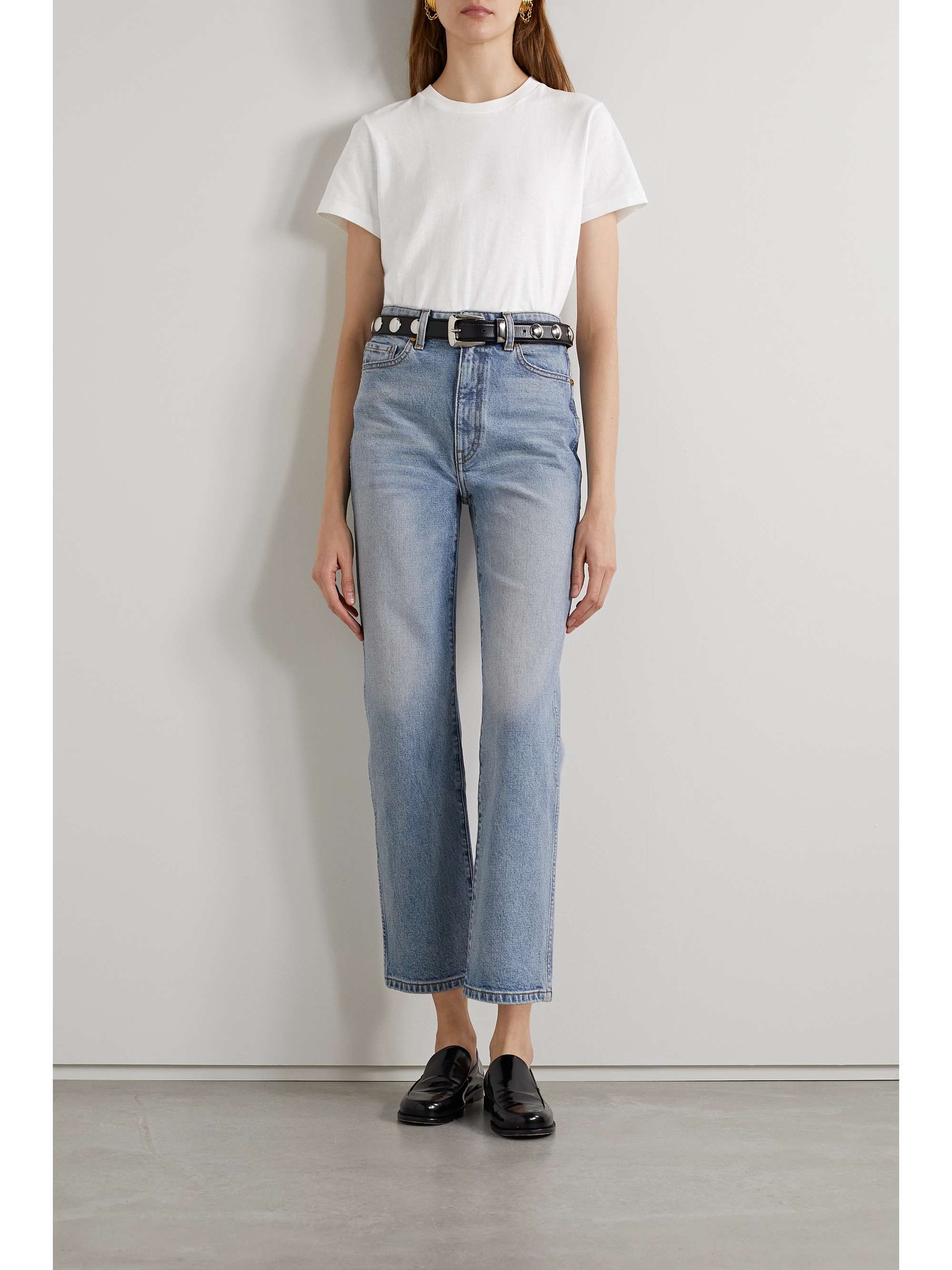 KHAITE Emmylou cotton-jersey T-shirt