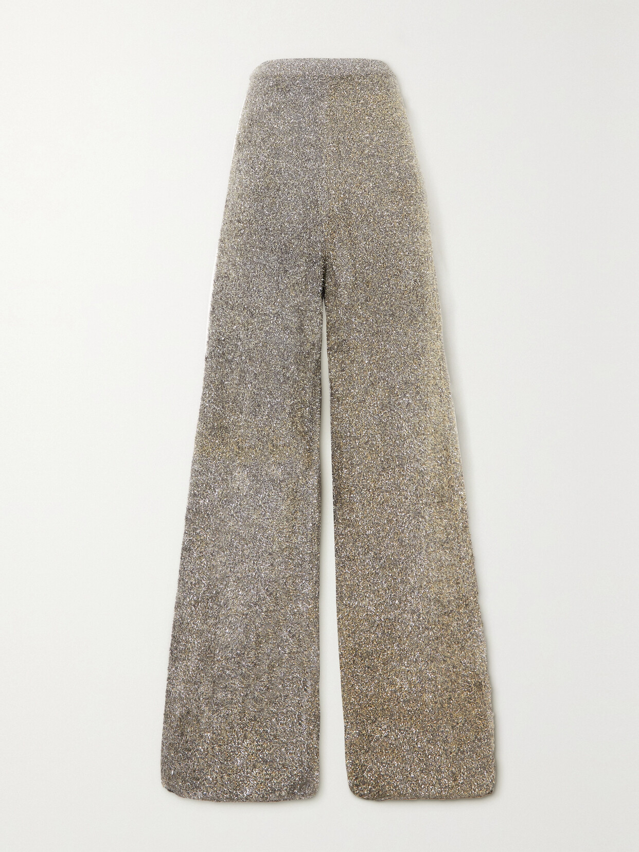 Joseph - Metallic Bouclé Wide-leg Pants - Silver