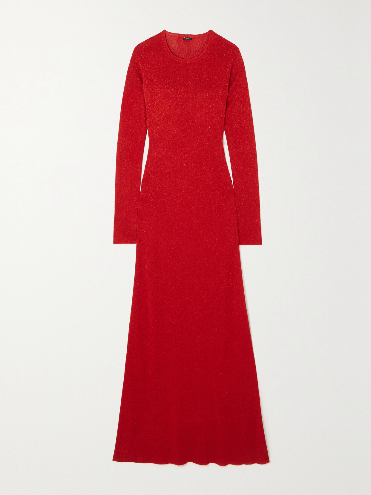 Joseph - Lurex Maxi Dress - Red