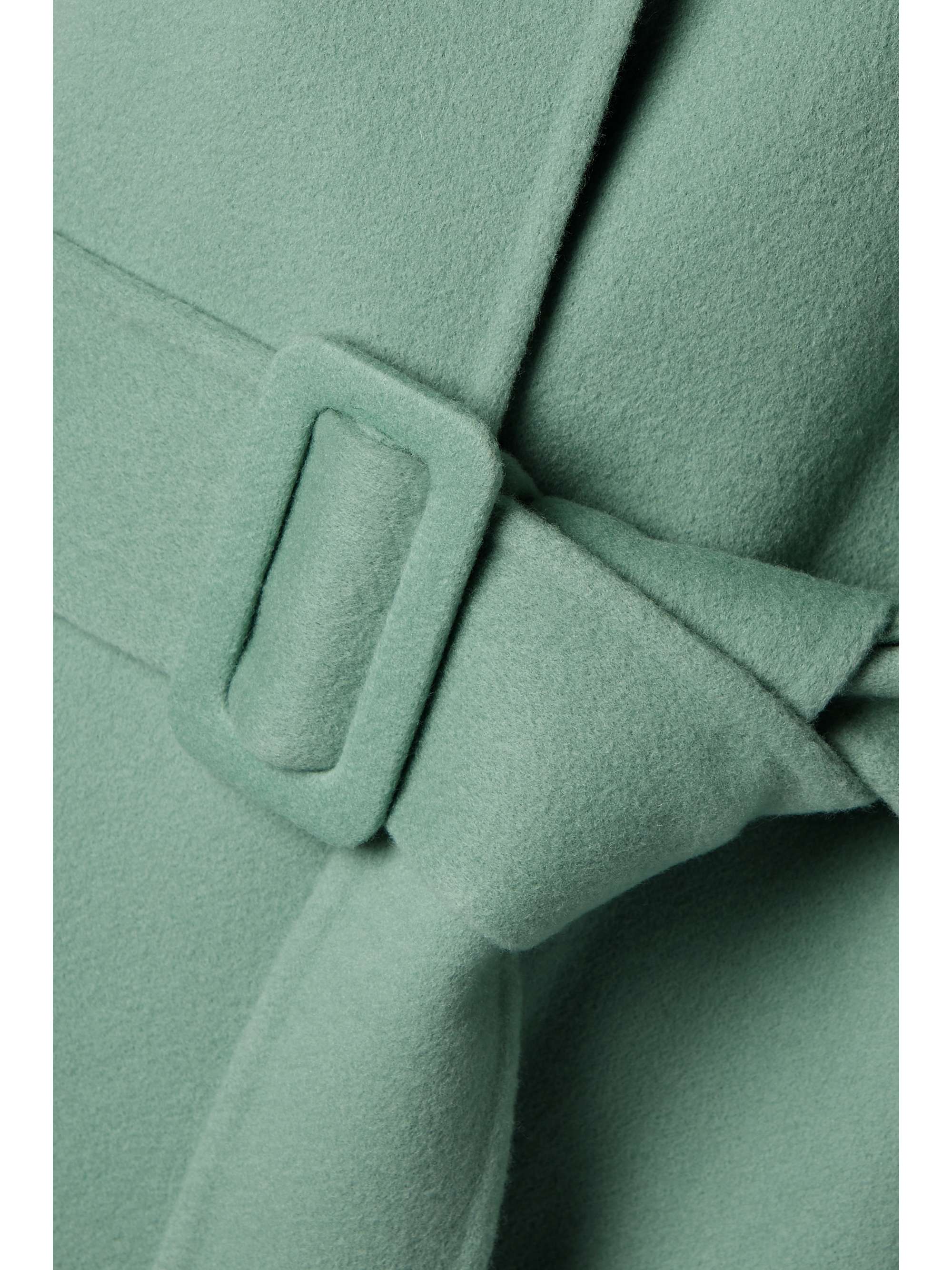 THEORY Belted wool and cashmere-blend trench coat