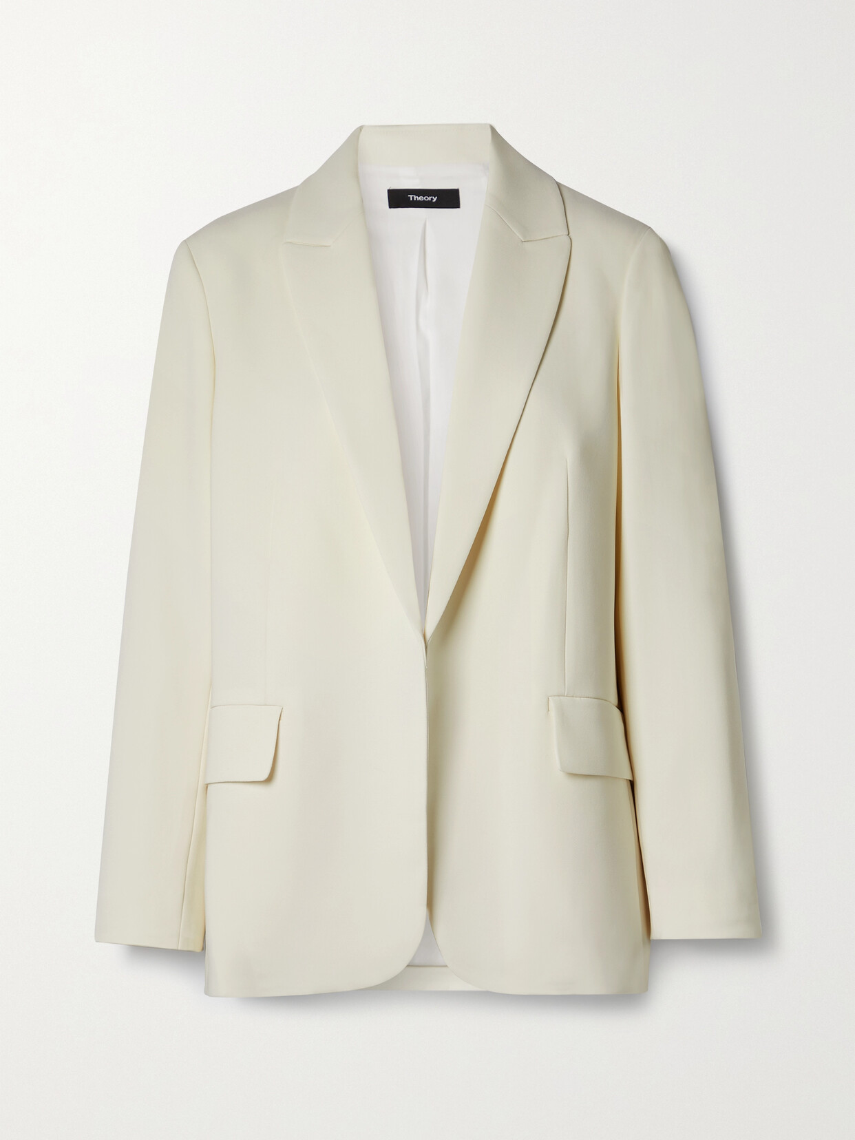 Theory - Crepe Blazer - Cream