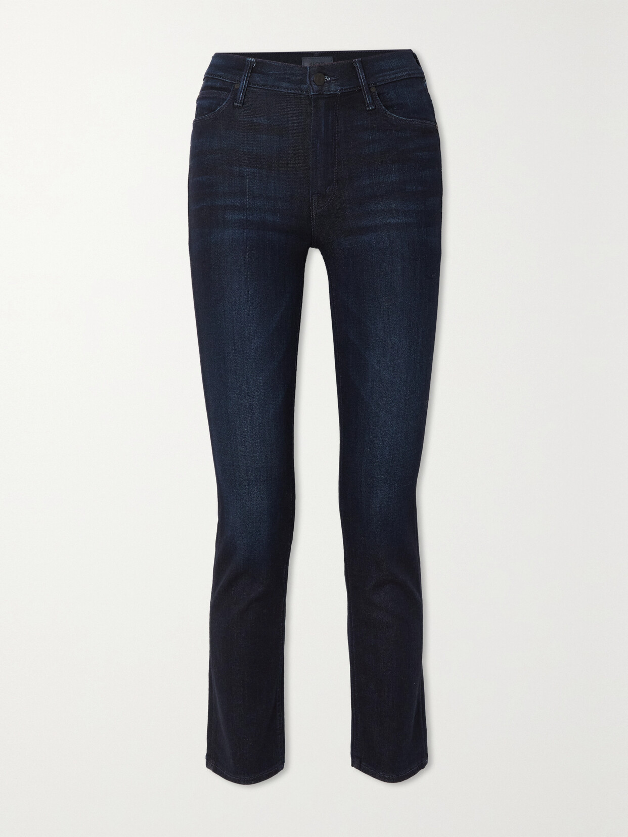 Shop Mother + Net Sustain The Dazzler Mid-rise Straight-leg Jeans In Blue