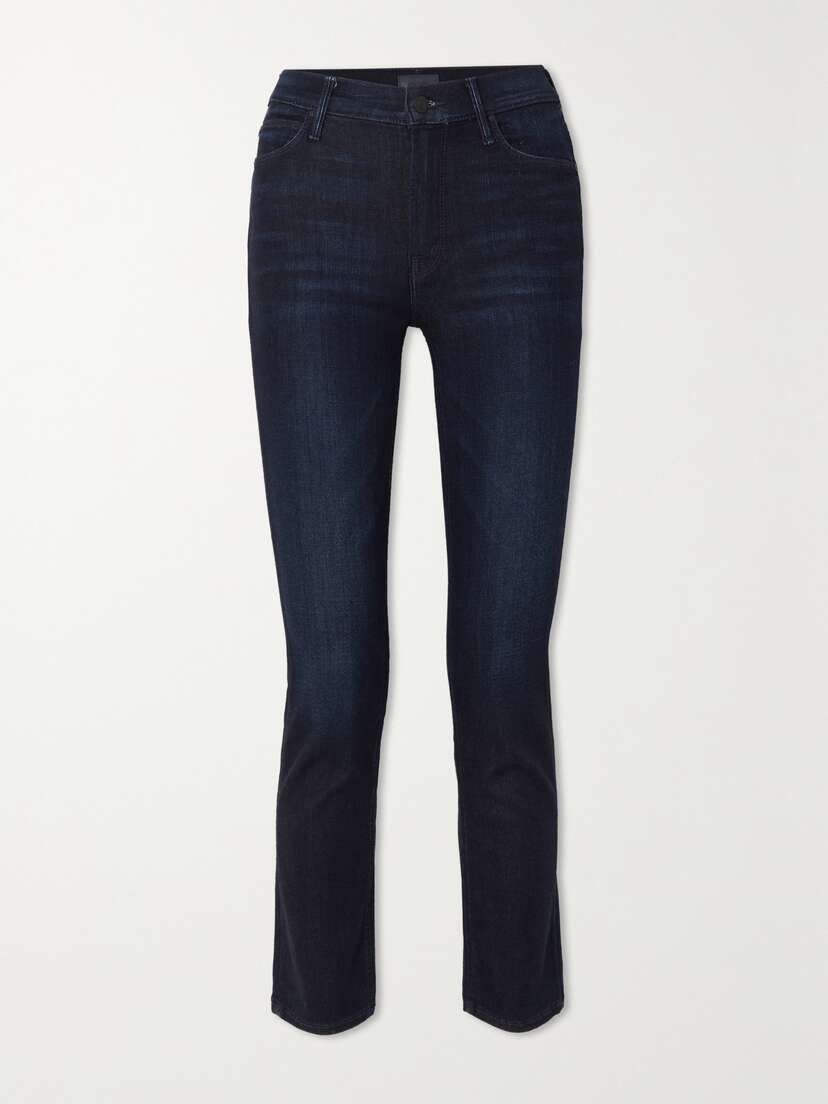 Mother + Net Sustain The Dazzler Mid-rise Straight-leg Jeans