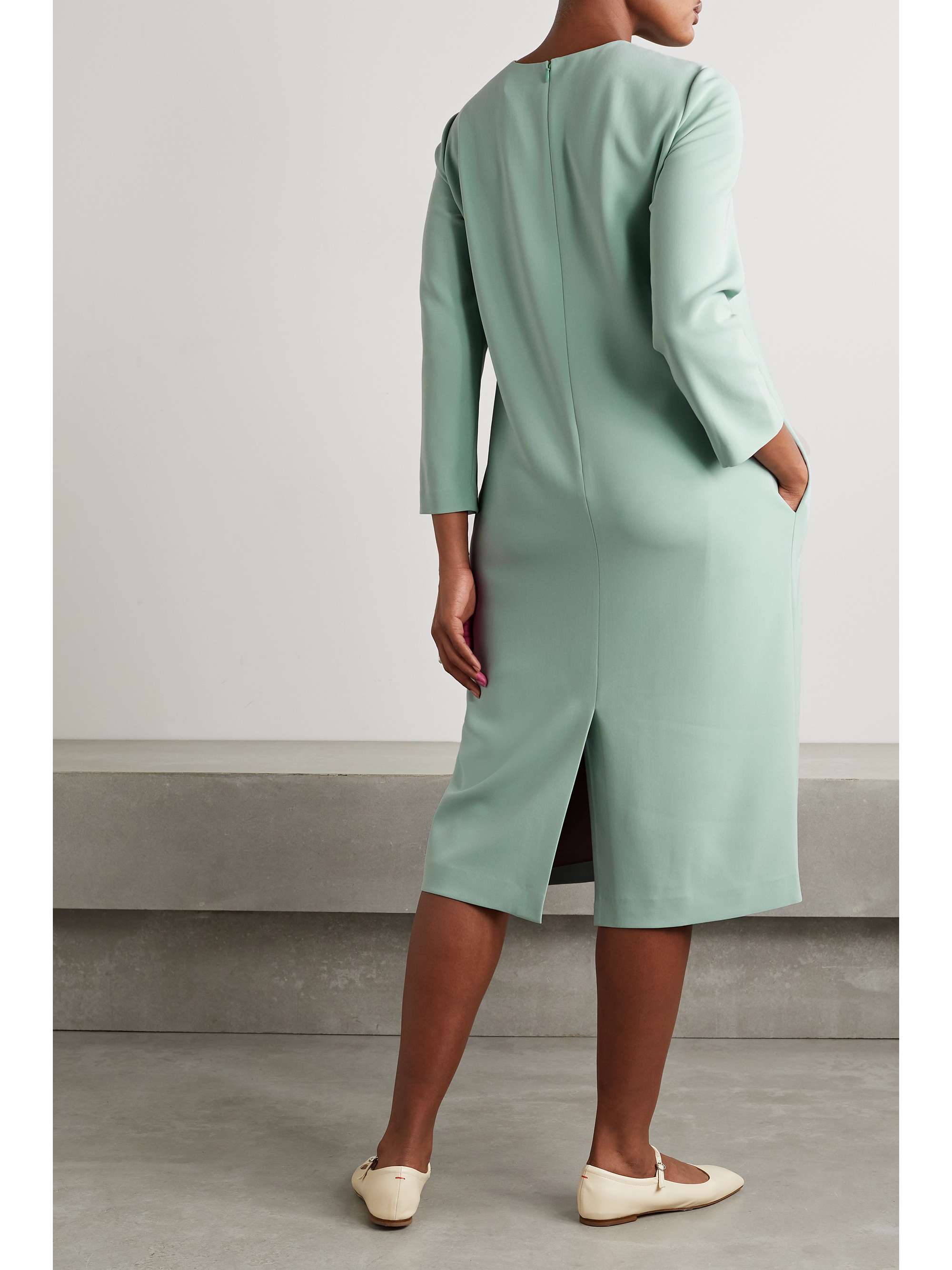 THEORY Crepe midi dress
