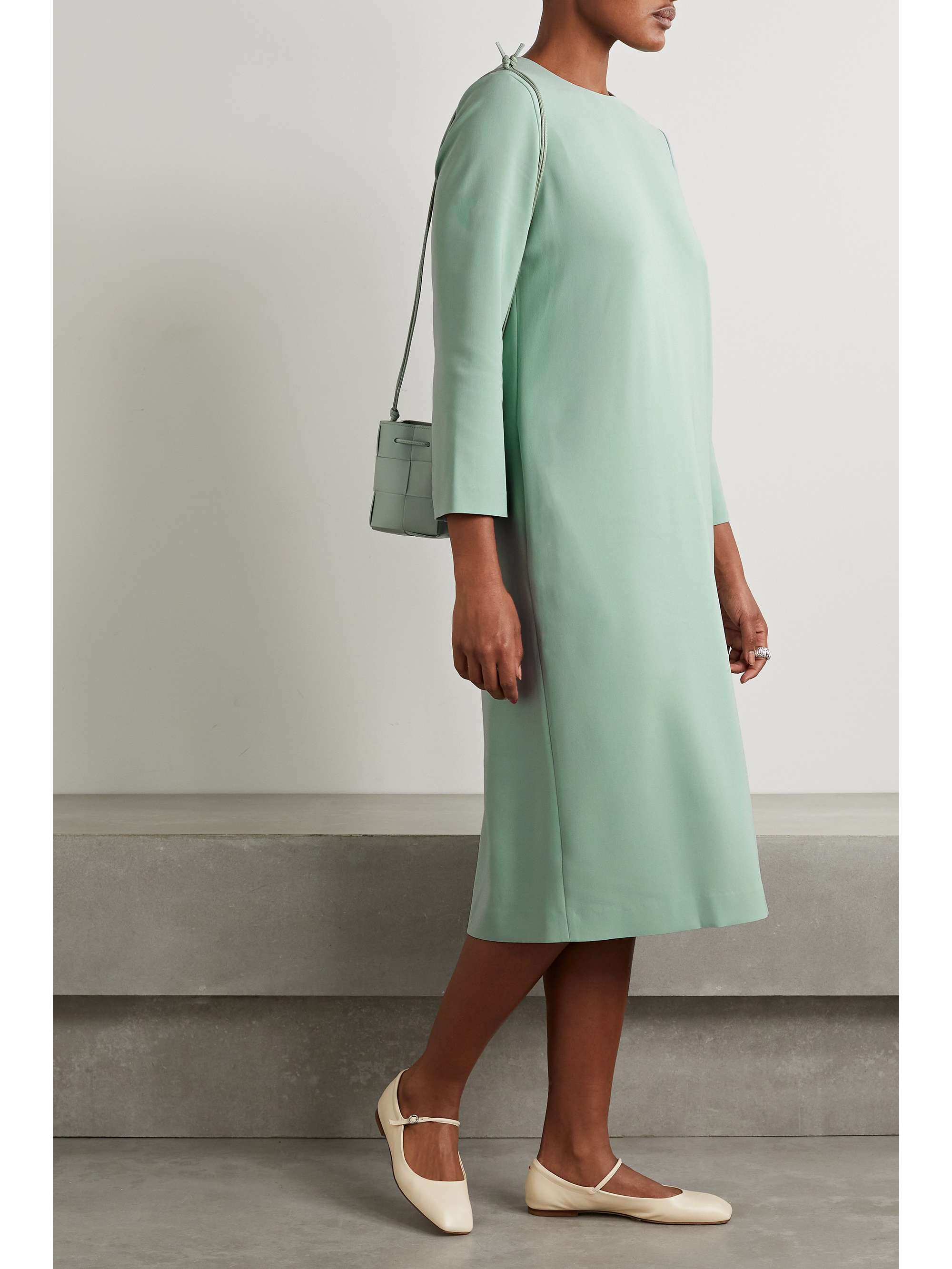 THEORY Crepe midi dress