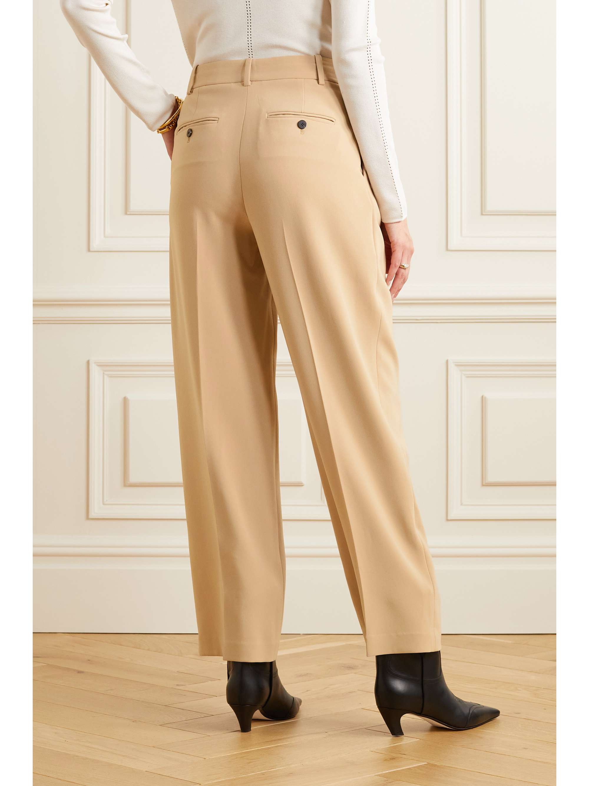 THEORY Admiral crepe straight-leg pants