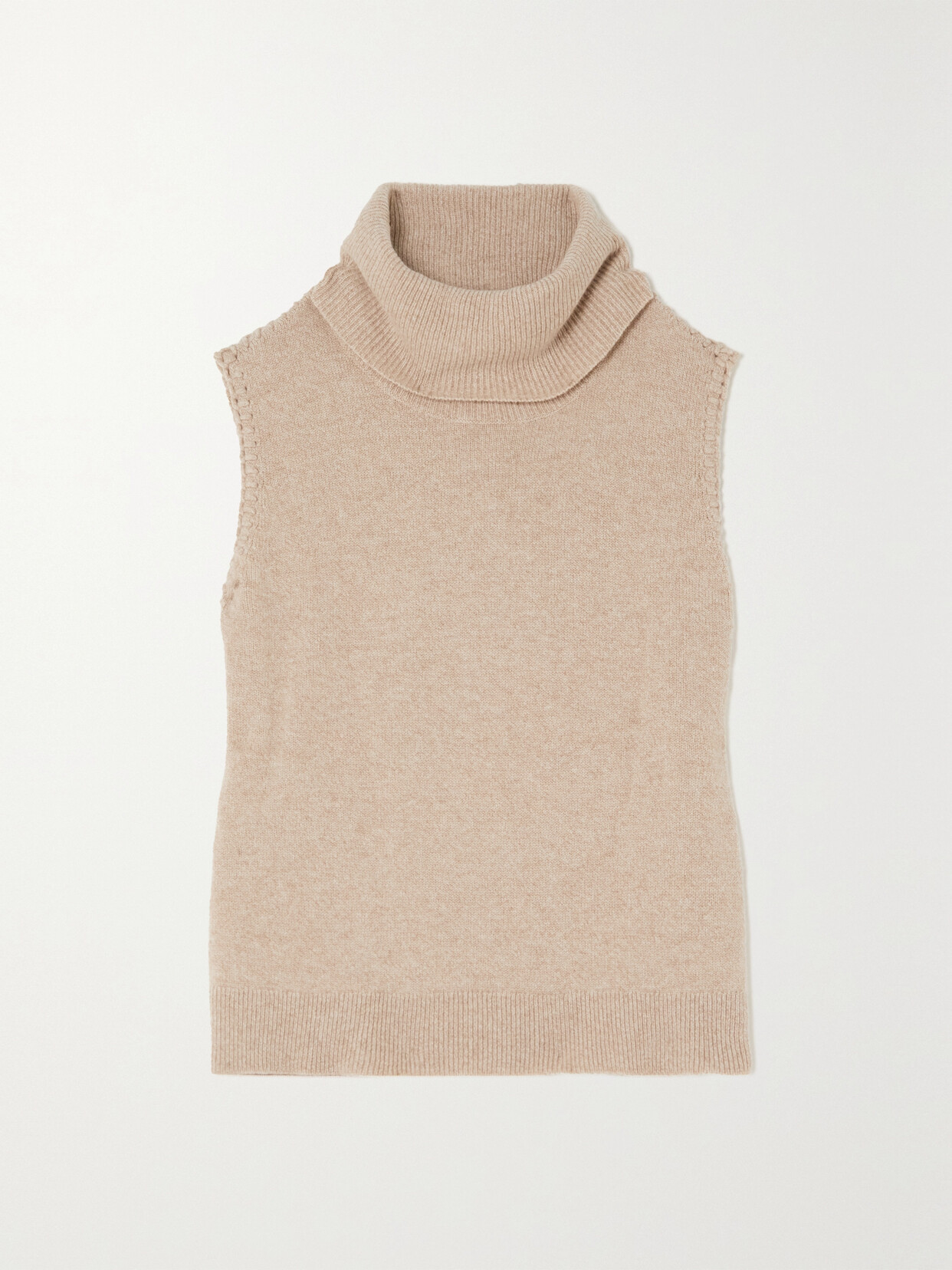 Theory - Cashmere Turtleneck Vest - Neutrals