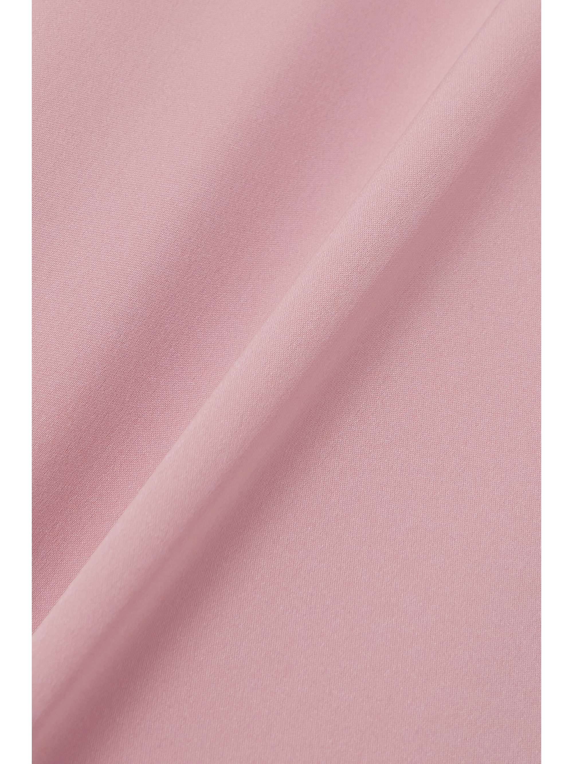 THEORY Cotton-jersey trimmed silk T-shirt