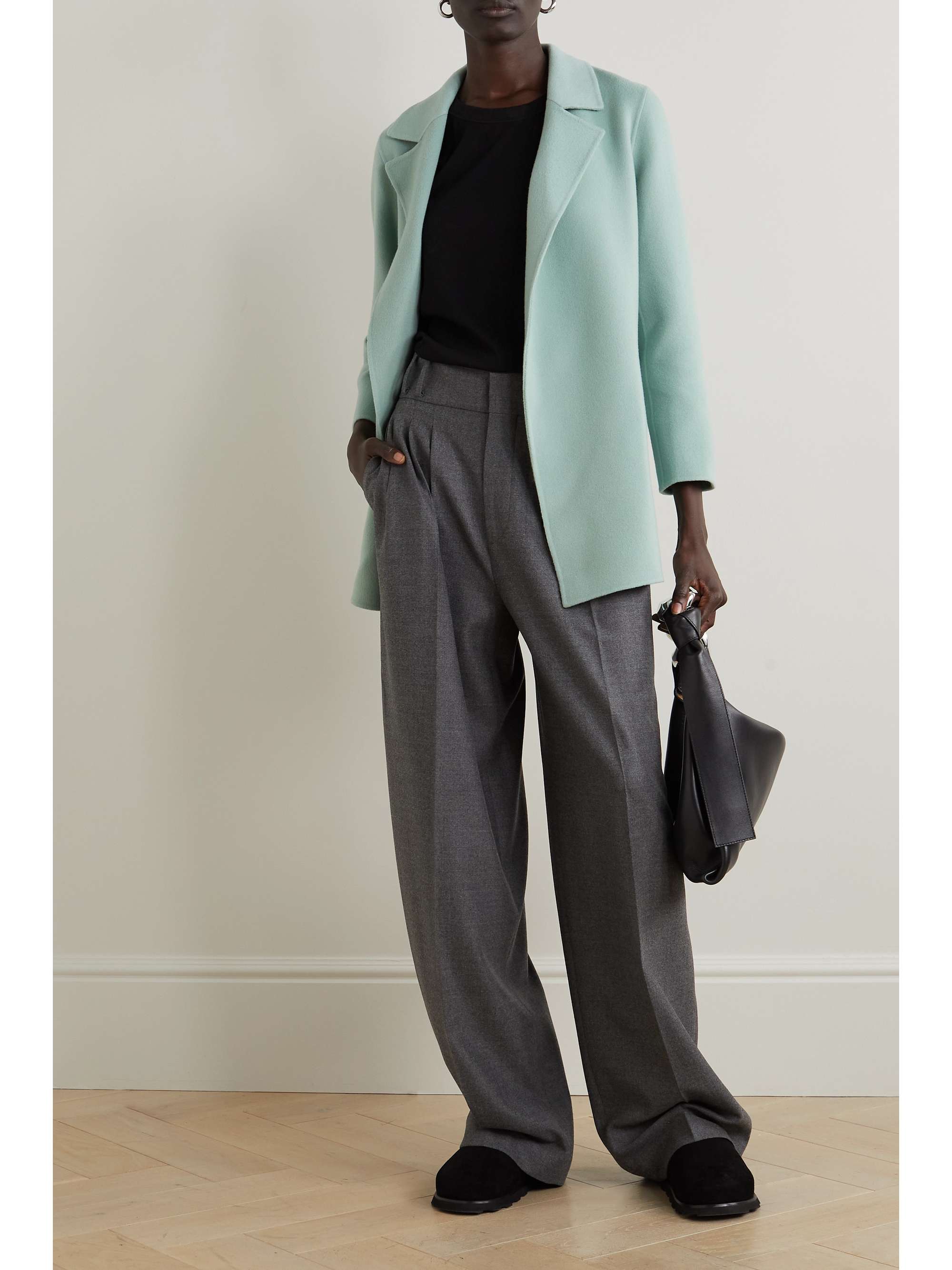 THEORY Clairene wool and cashmere-blend coat