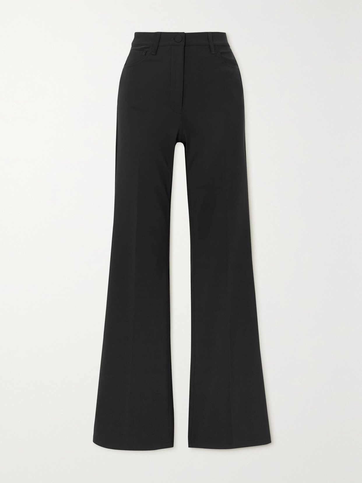 Theory - Demitria Stretch-ponte Flared Pants - Black