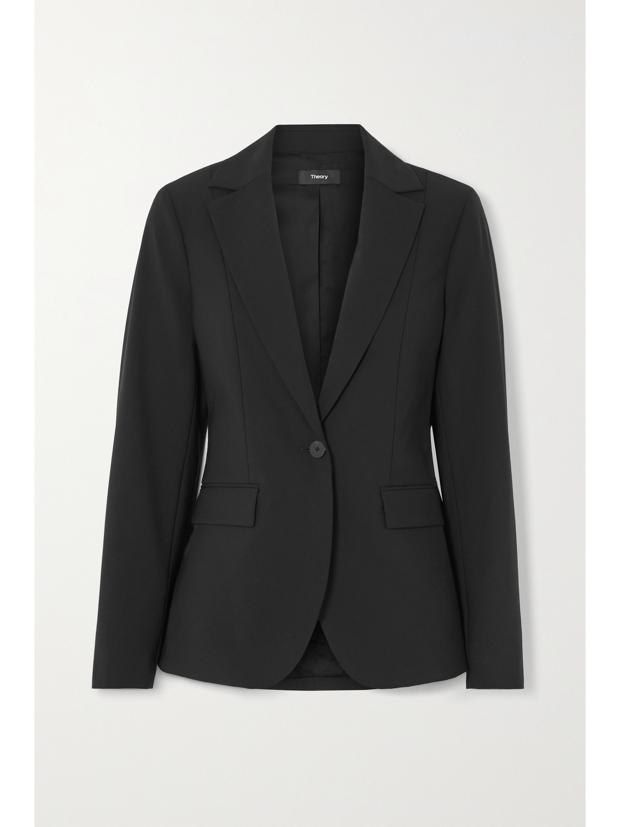 Theory - Stretch-crepe Blazer - Black