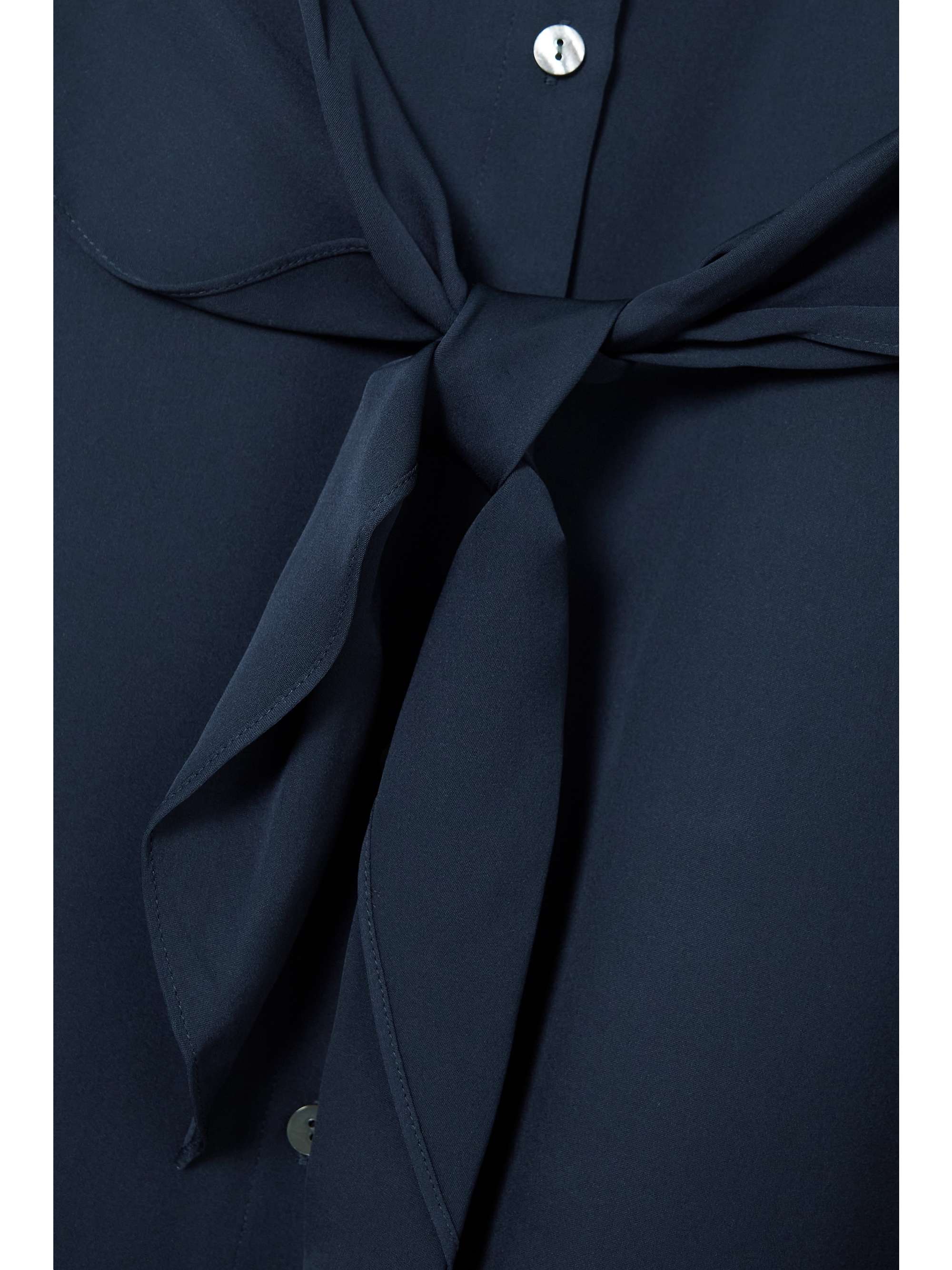 THEORY Silk crepe de chine mini shirt dress