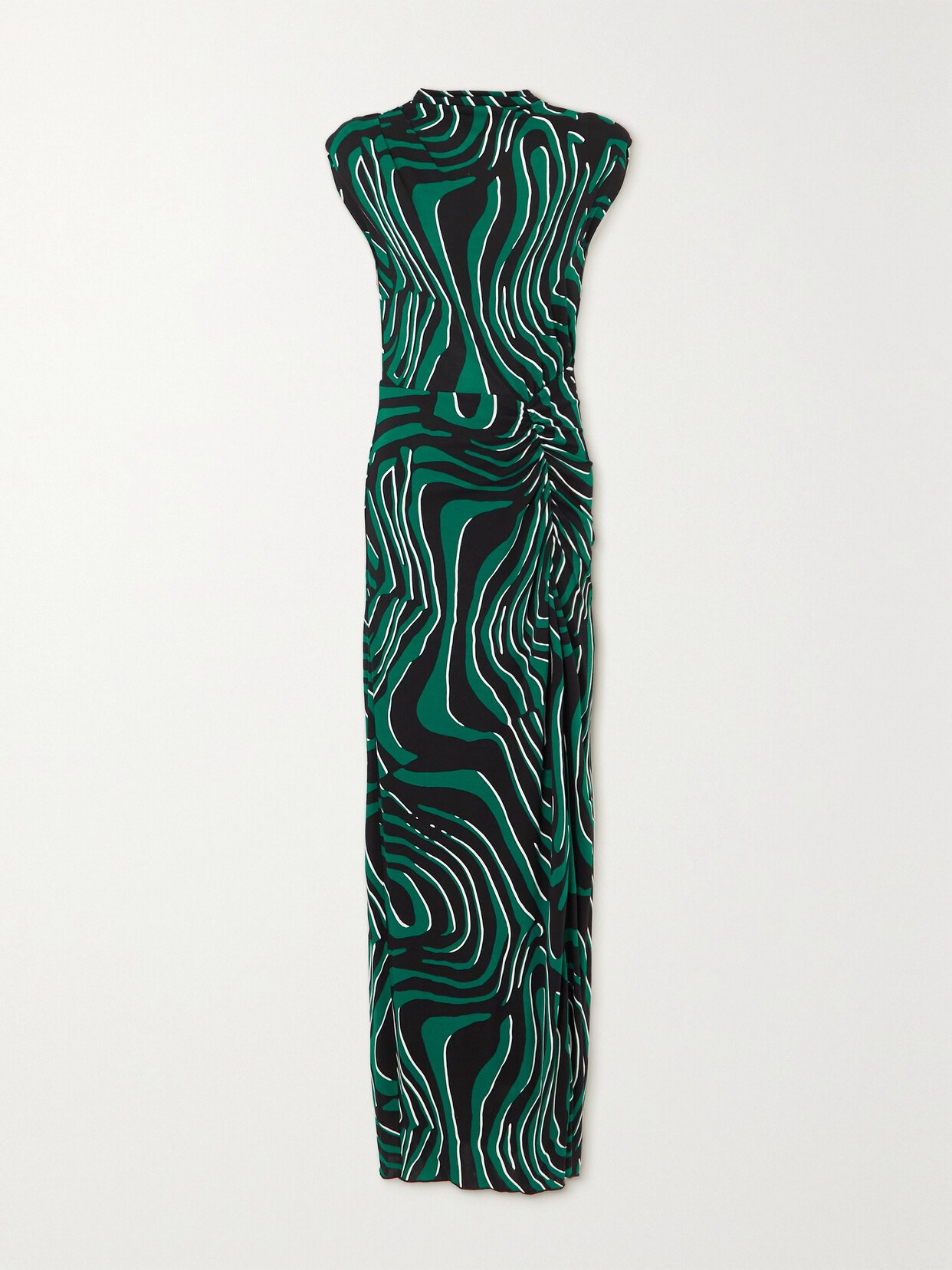 Diane von Furstenberg - Apollo Printed Jersey Maxi Dress - Green