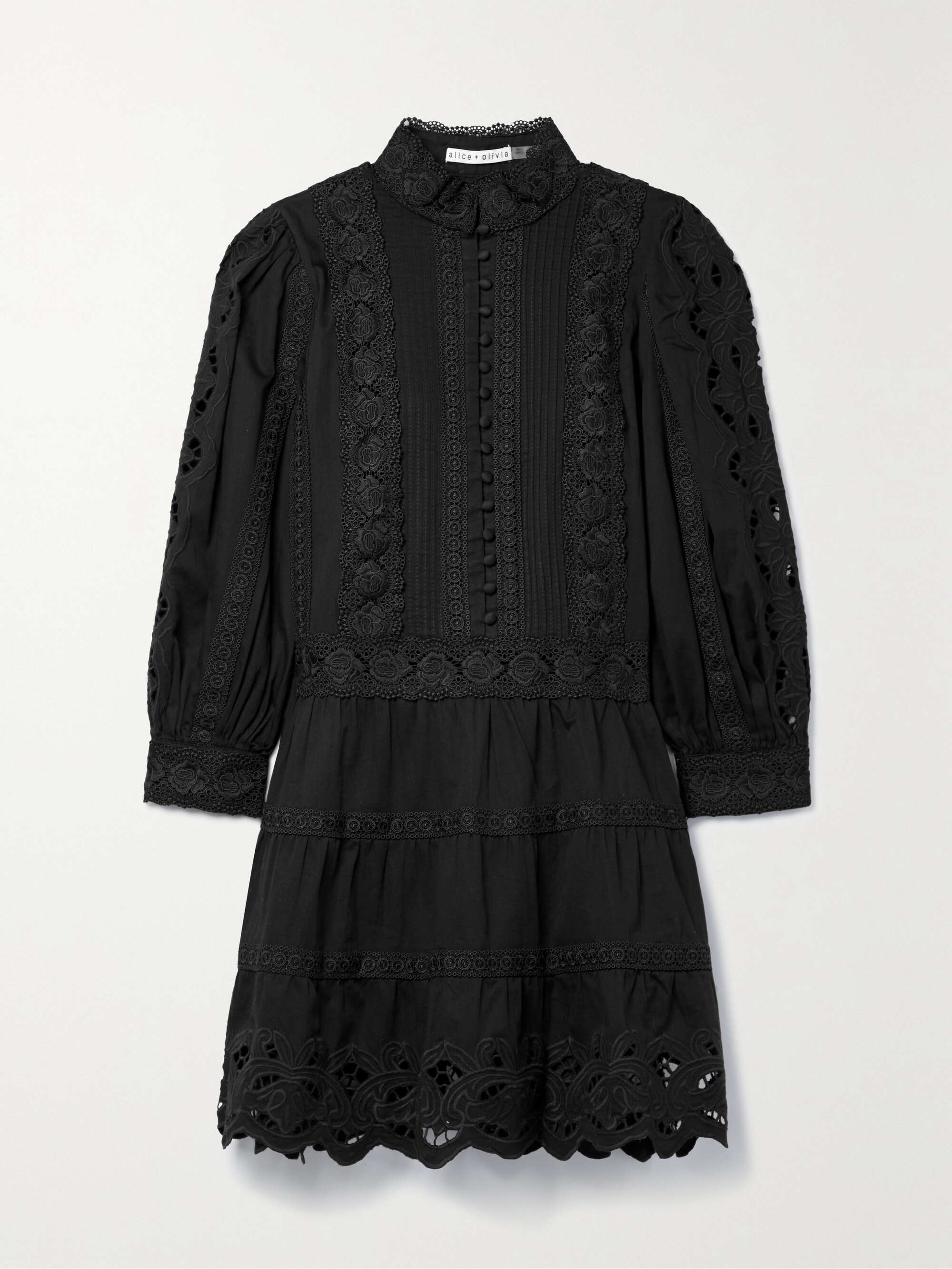 Alice and olivia deals black and white dress