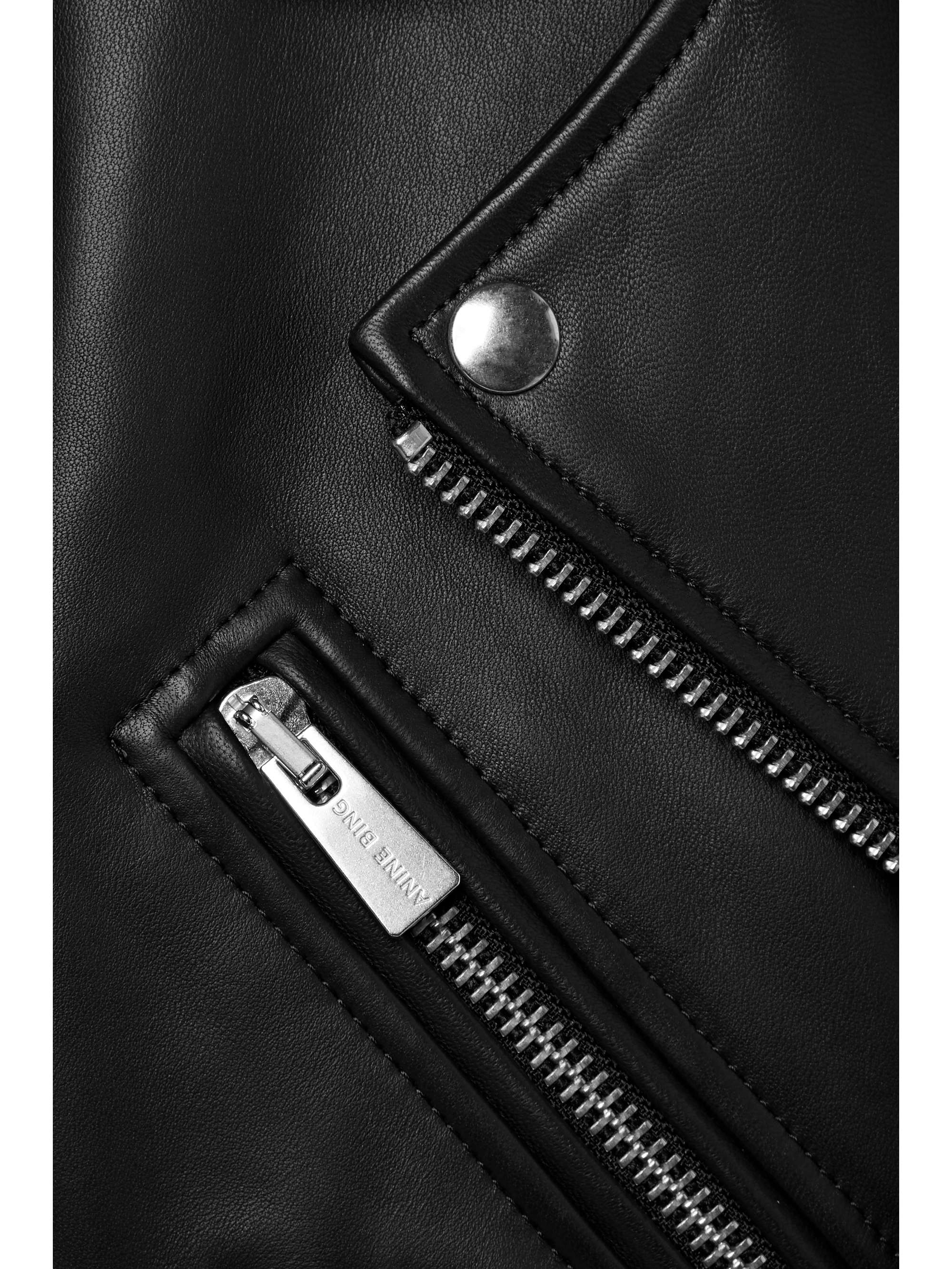 ANINE BING Benjamin leather biker jacket