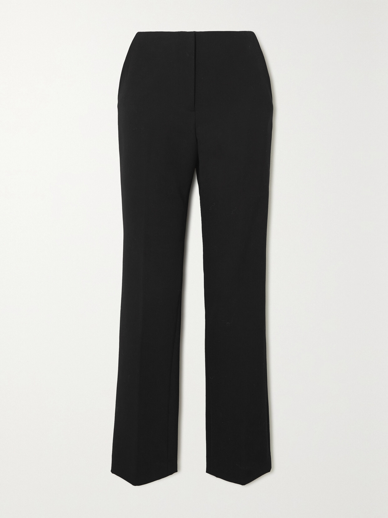 Anine Bing - Lula Wool-twill Straight-leg Pants - Black