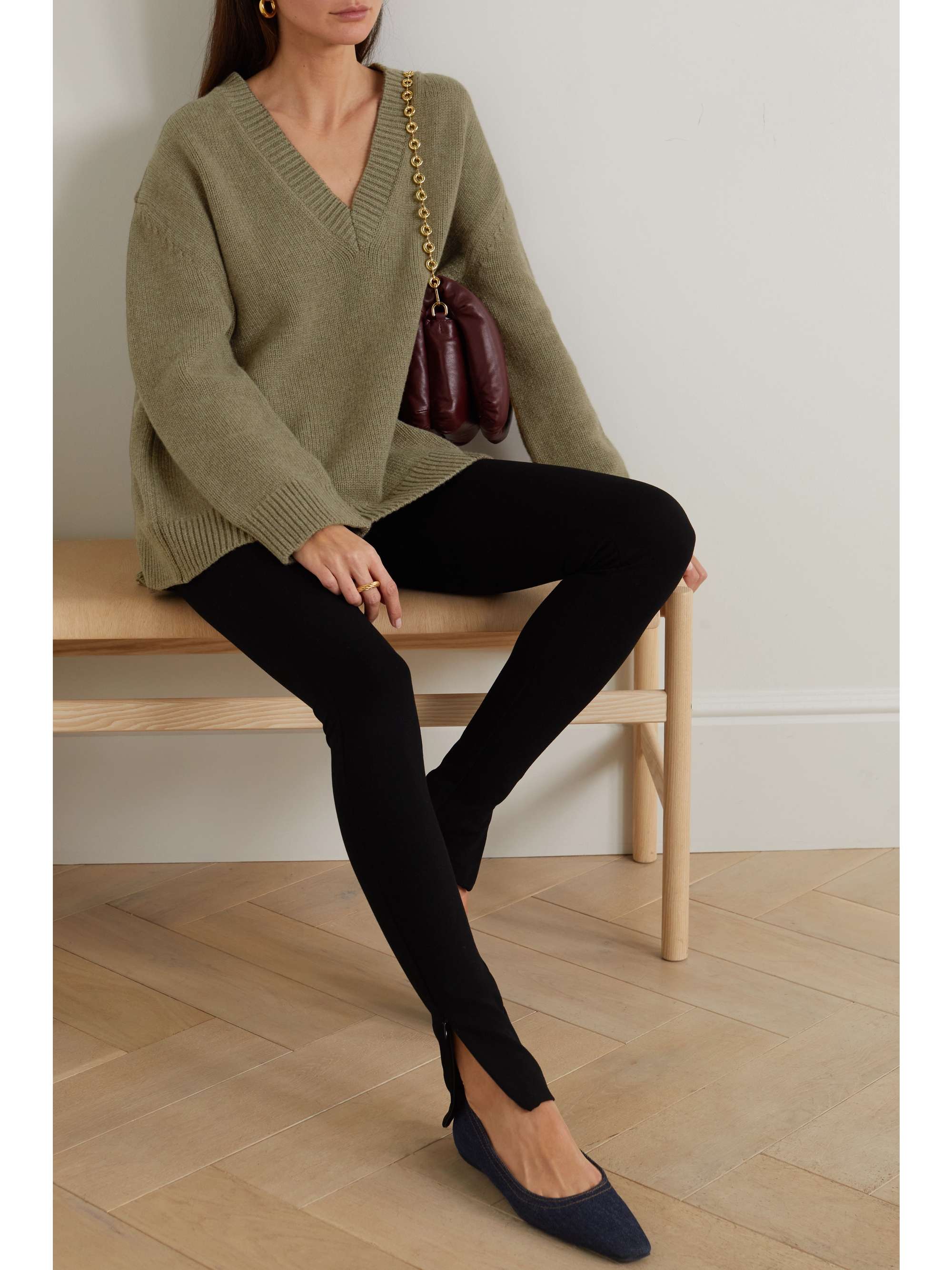 ANINE BING Rosie cashmere sweater